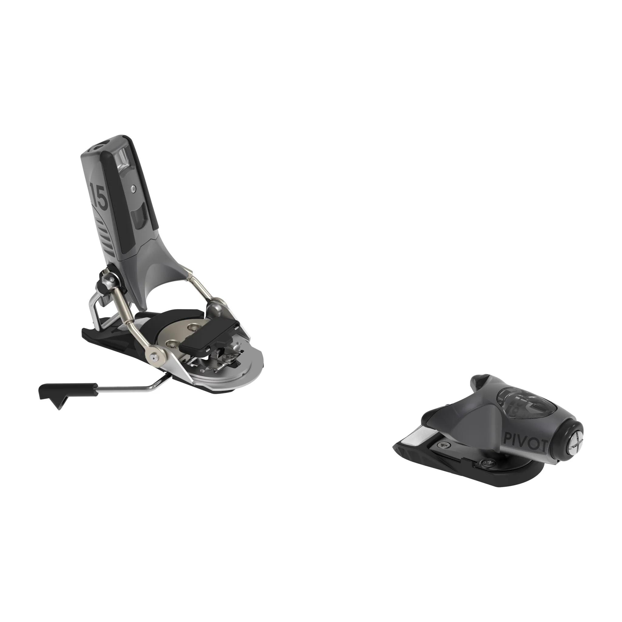 Look Pivot 2.0 15 GW B105 Alpine Ski Bindings (2025) - Black Metal