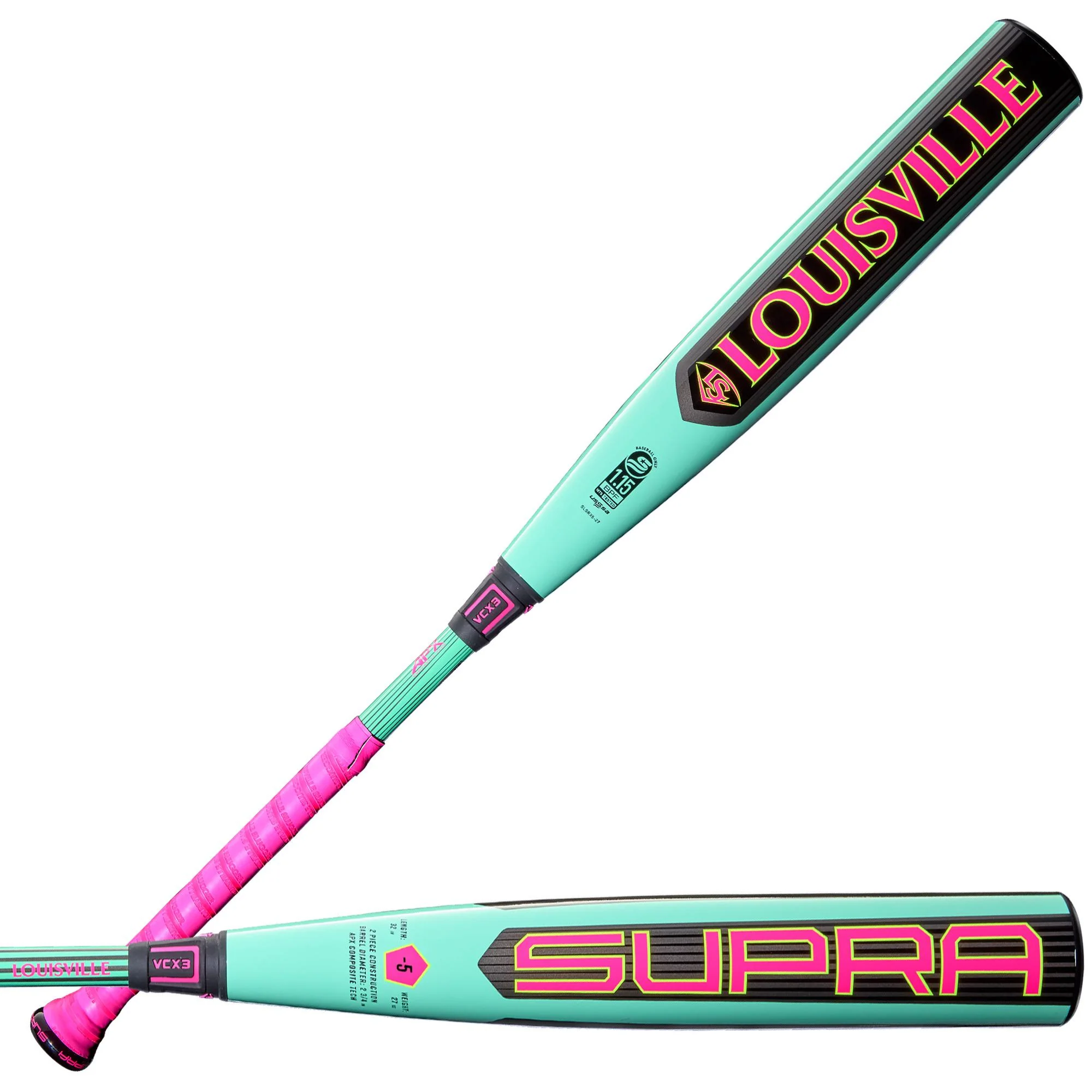 Louisville Slugger Supra (-5) 2 ¾” USSSA Baseball Bat (2026)