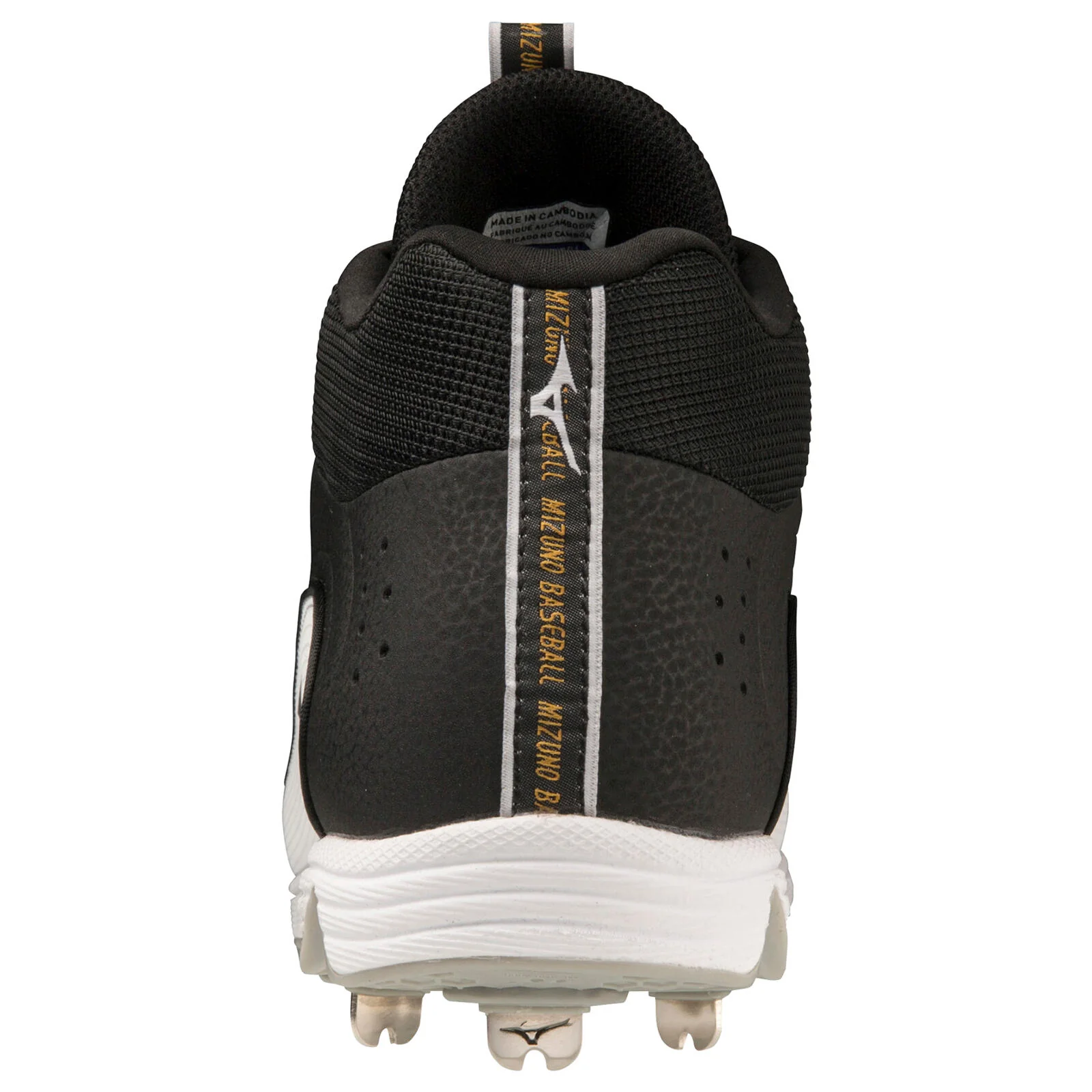 Mizuno 9-Spike Ambition 3 Mid Metal Baseball Cleats - Image 3