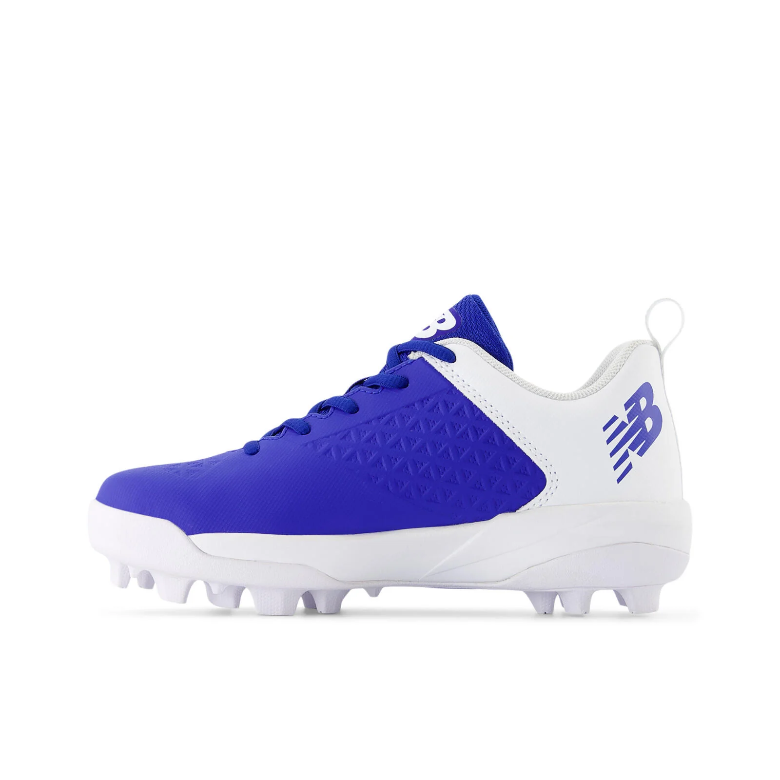 New Balance 4040 V8 Youth Rubber-Molded Baseball Cleats - Team Royal - Image 4