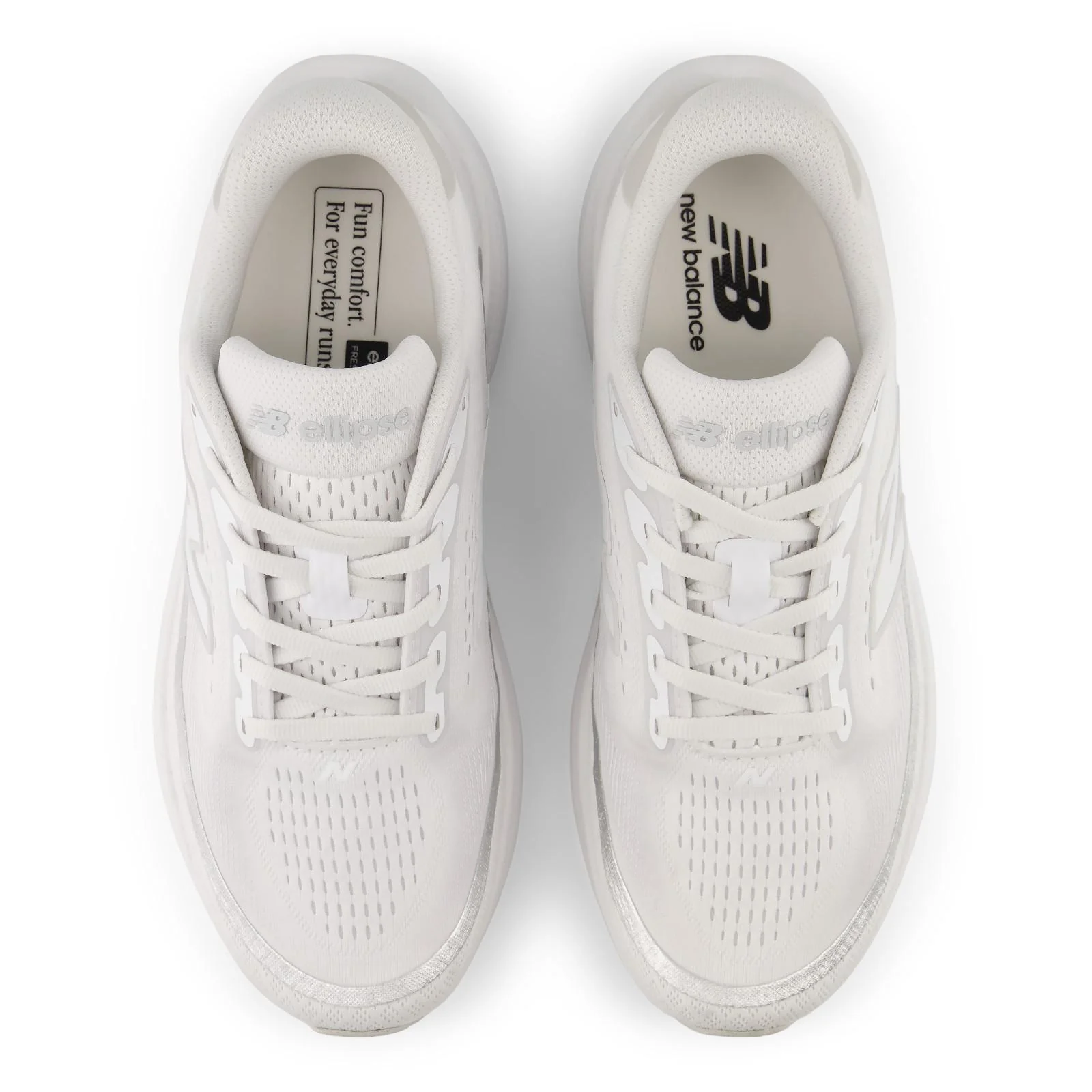 New Balance Ellipse V1 Women's Running Shoes - White/Grey/Black - Image 6
