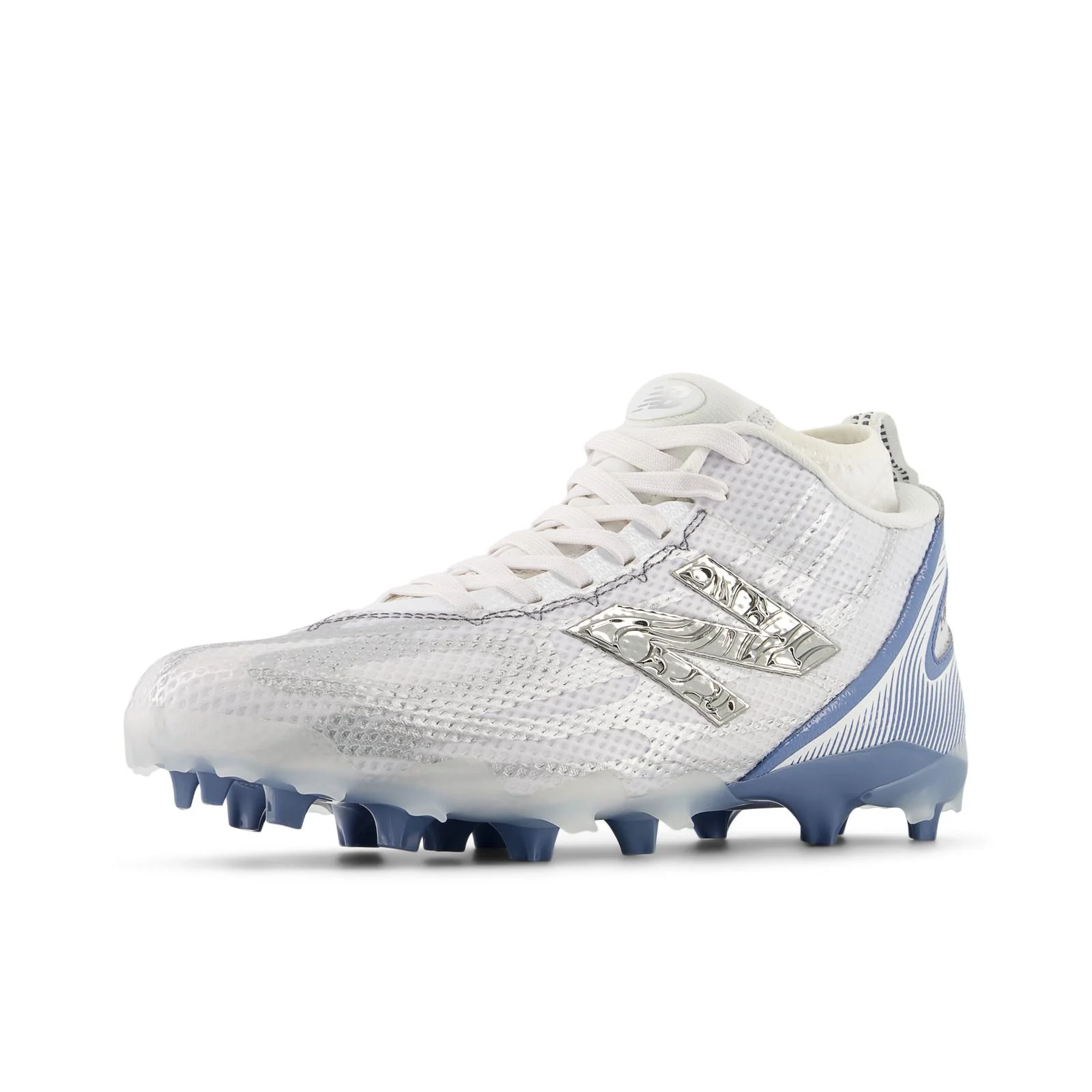 New Balance Freezelx V5 Men's Lacrosse Cleats - White/Silver - Image 3