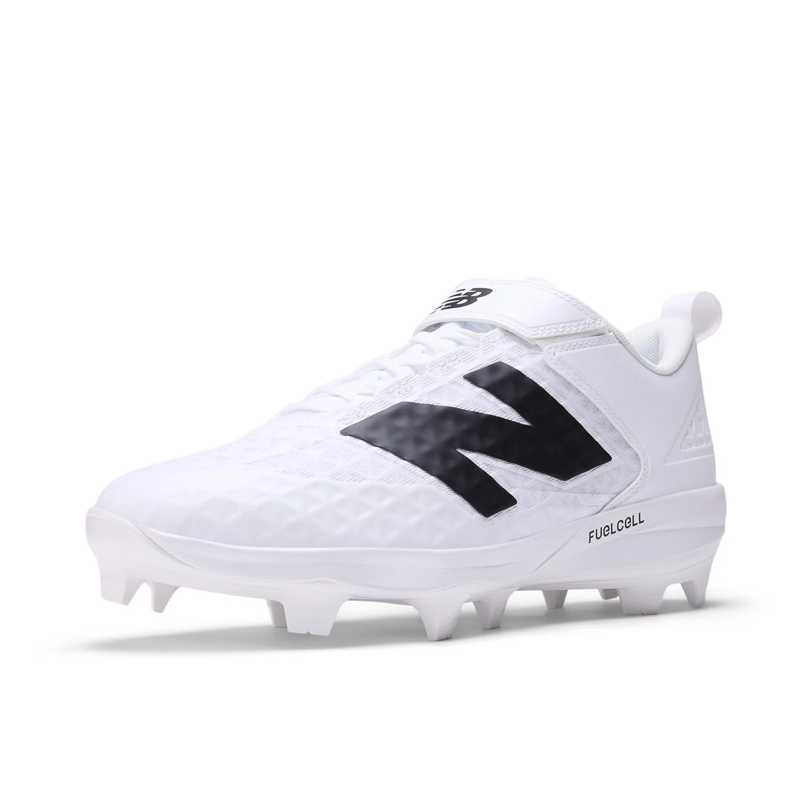 New Balance Fuelcell 4040 V8 Men's Molded Baseball Cleats - Black/NB 103 White - Image 16