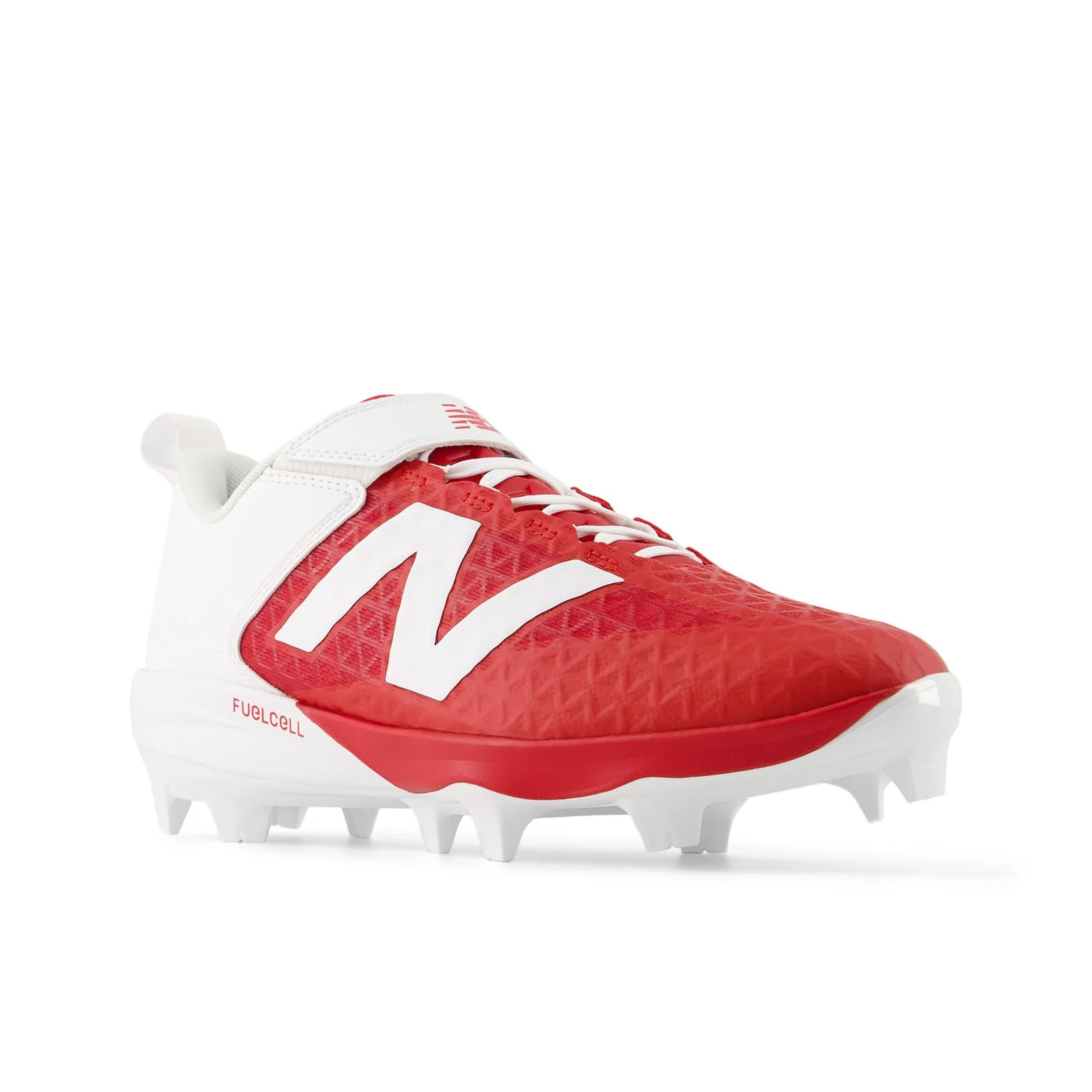 New Balance Fuelcell 4040 V8 Men's Molded Baseball Cleats - Team Red/White - Image 2