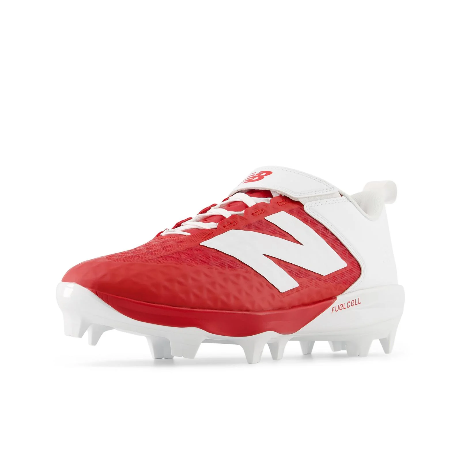 New Balance Fuelcell 4040 V8 Men's Molded Baseball Cleats - Team Red/White - Image 3