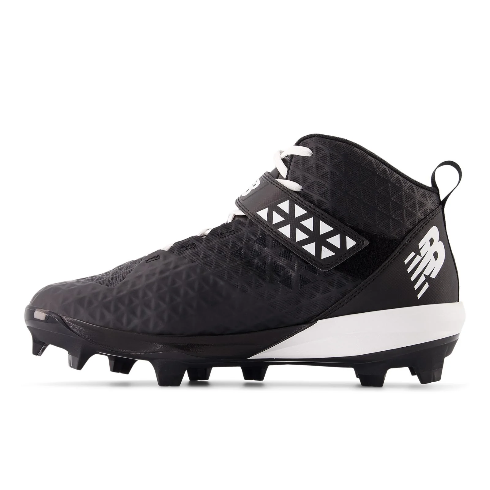 New Balance Fuelcell 4040 V8 Mid-Molded Men's Baseball Cleats - Black - Image 4