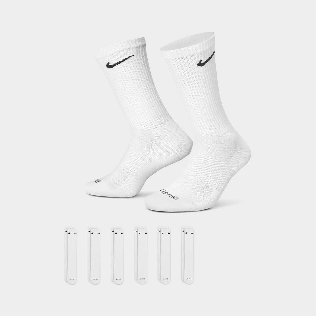 Nike Everyday Plus Cushioned Unisex Socks - 6 Pairs - Image 5