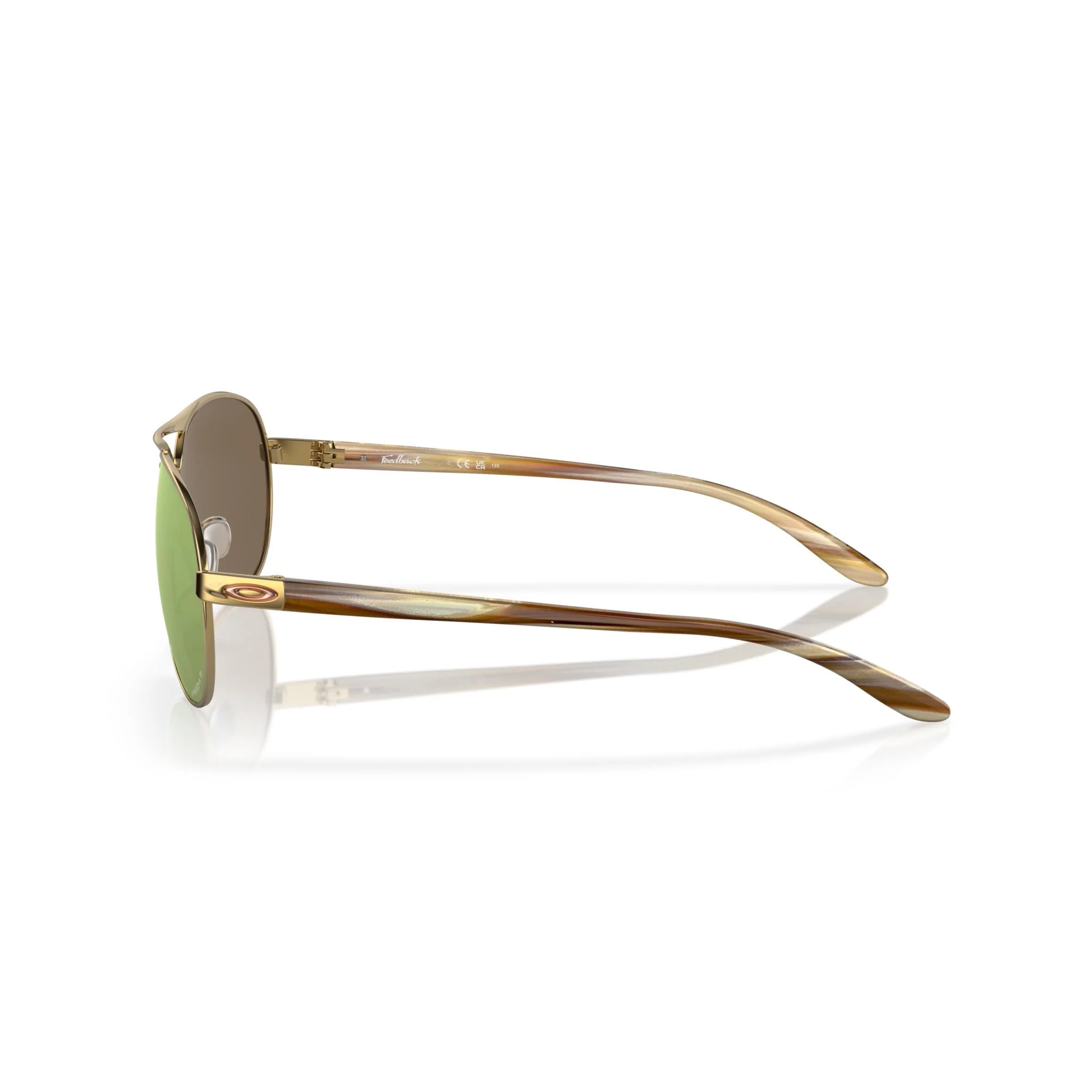 Oakley Feedback Rose Gold Sunglasses - Polished Gold - Image 3