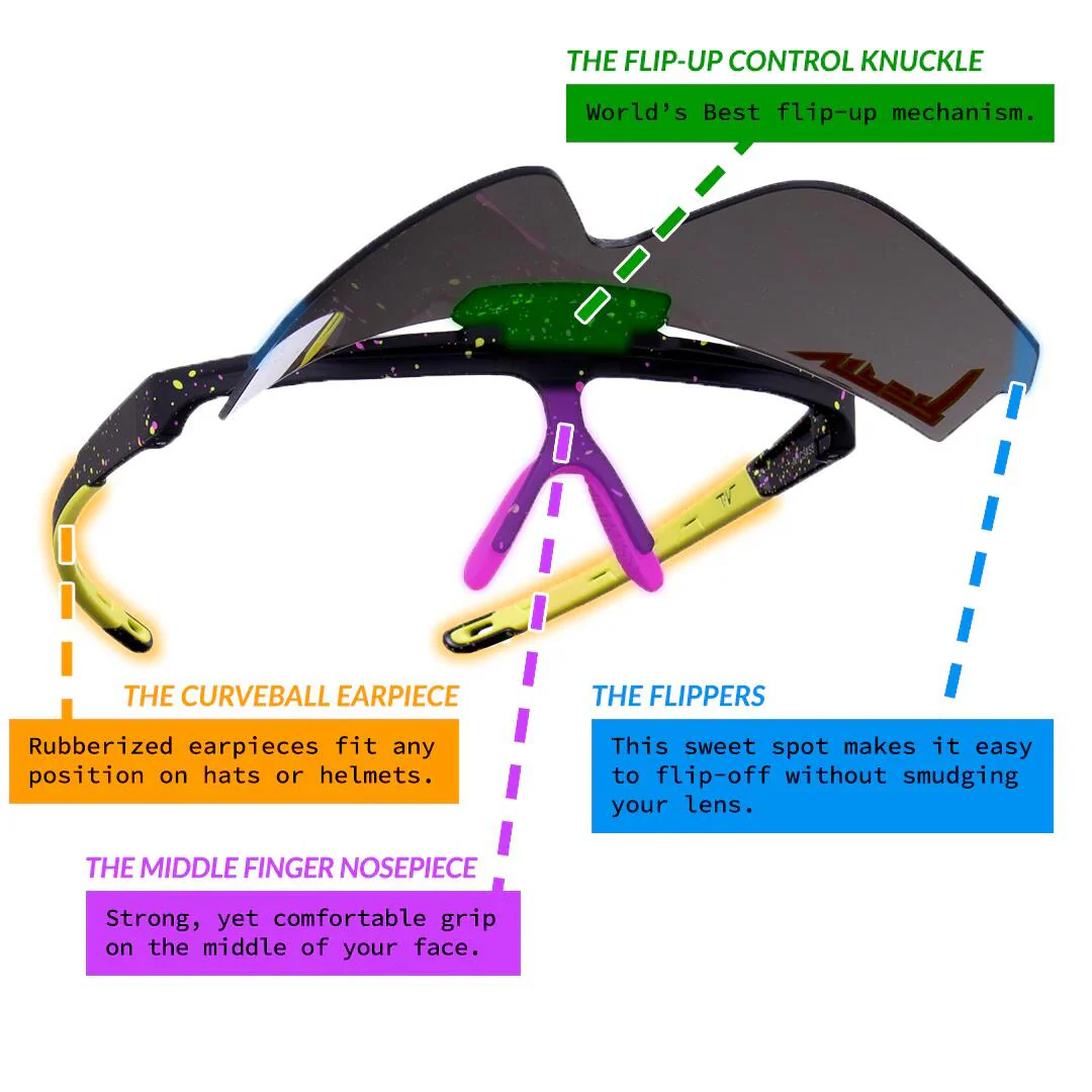 Pit Viper The Flip-Offs Sunglasses - 93' Dusk - Image 3