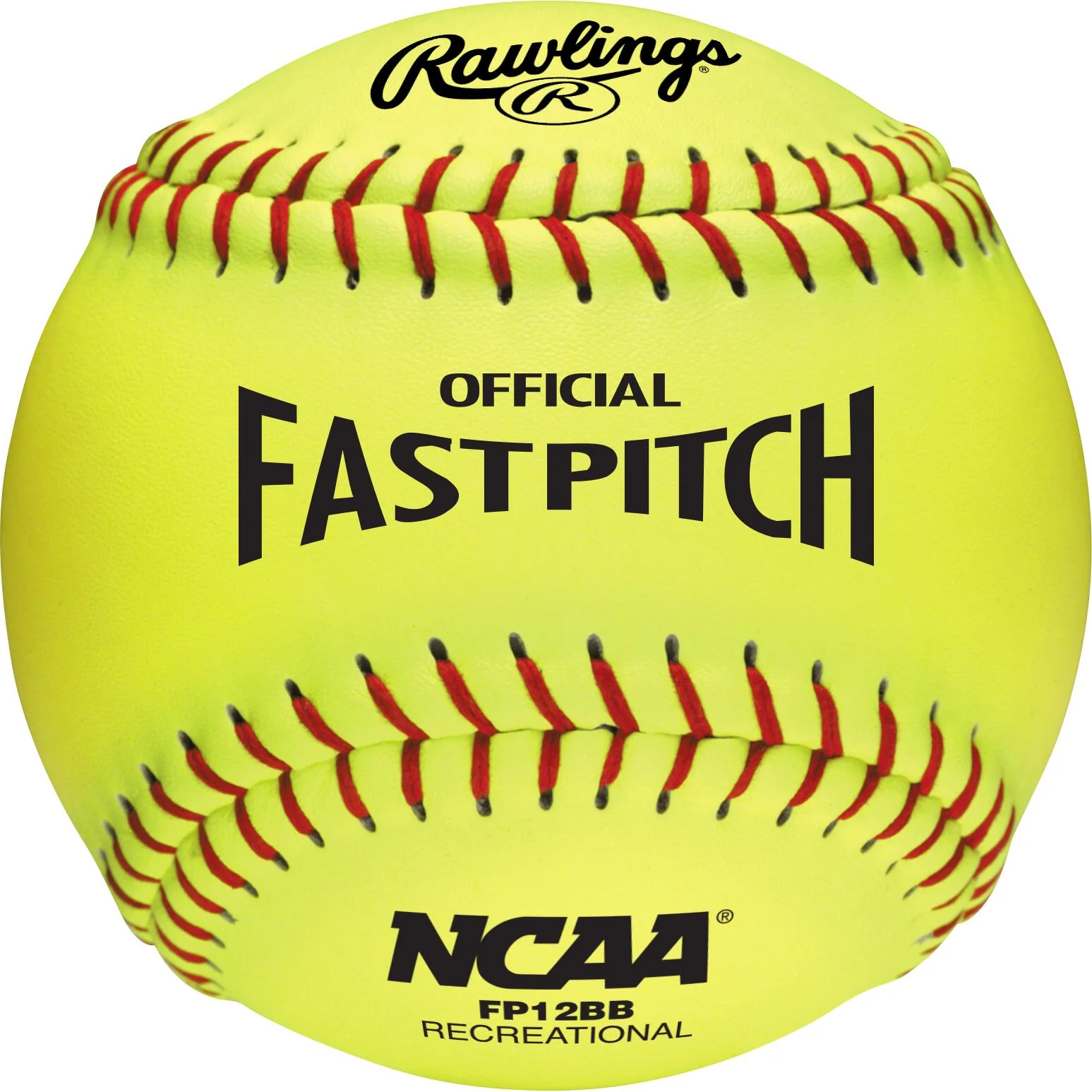 Rawlings 12" Cork Centre Recreational Use Optic Softball - 12 Pack