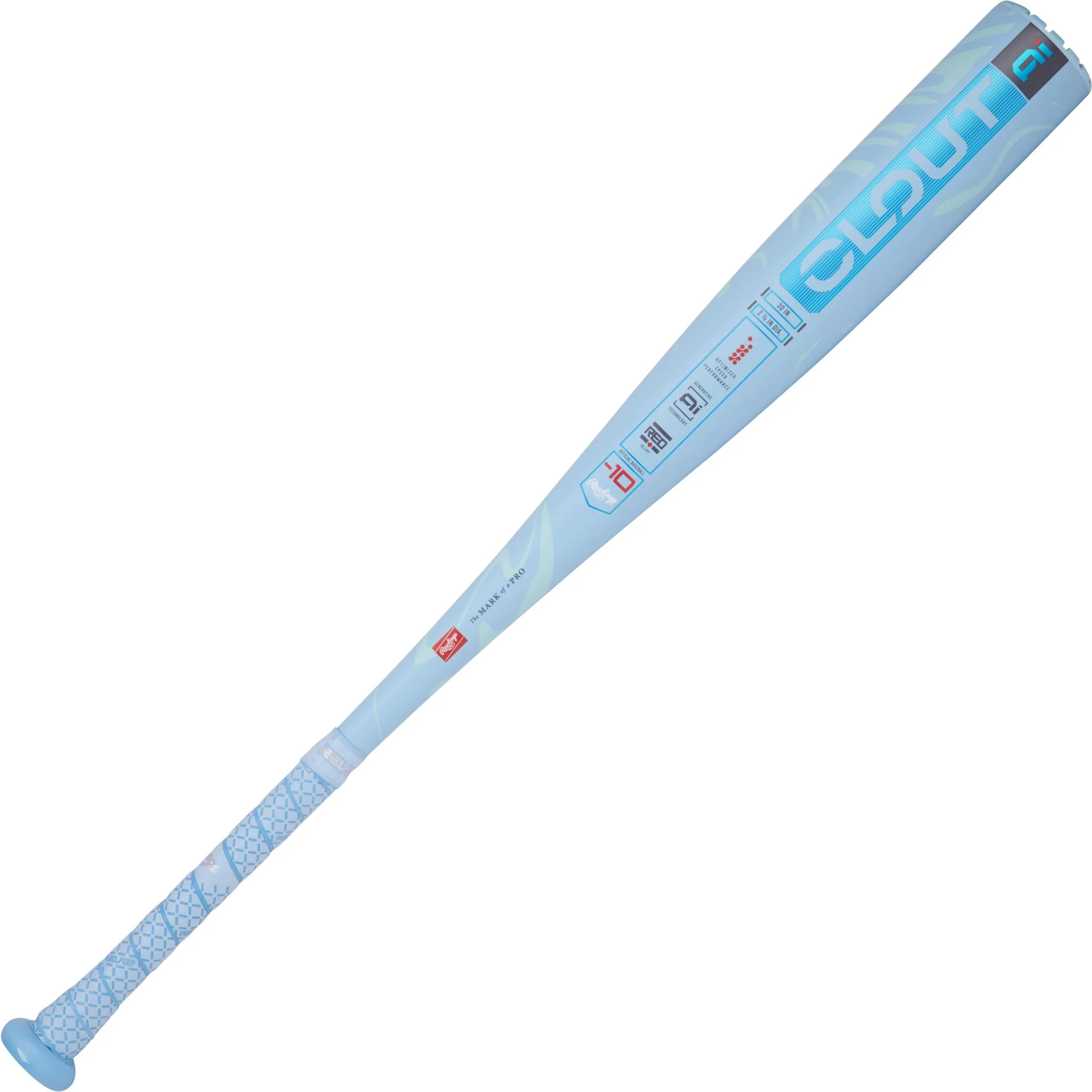 Rawlings Clout 2 3/4" Barrel (-10) Youth Baseball Bat - USSSA