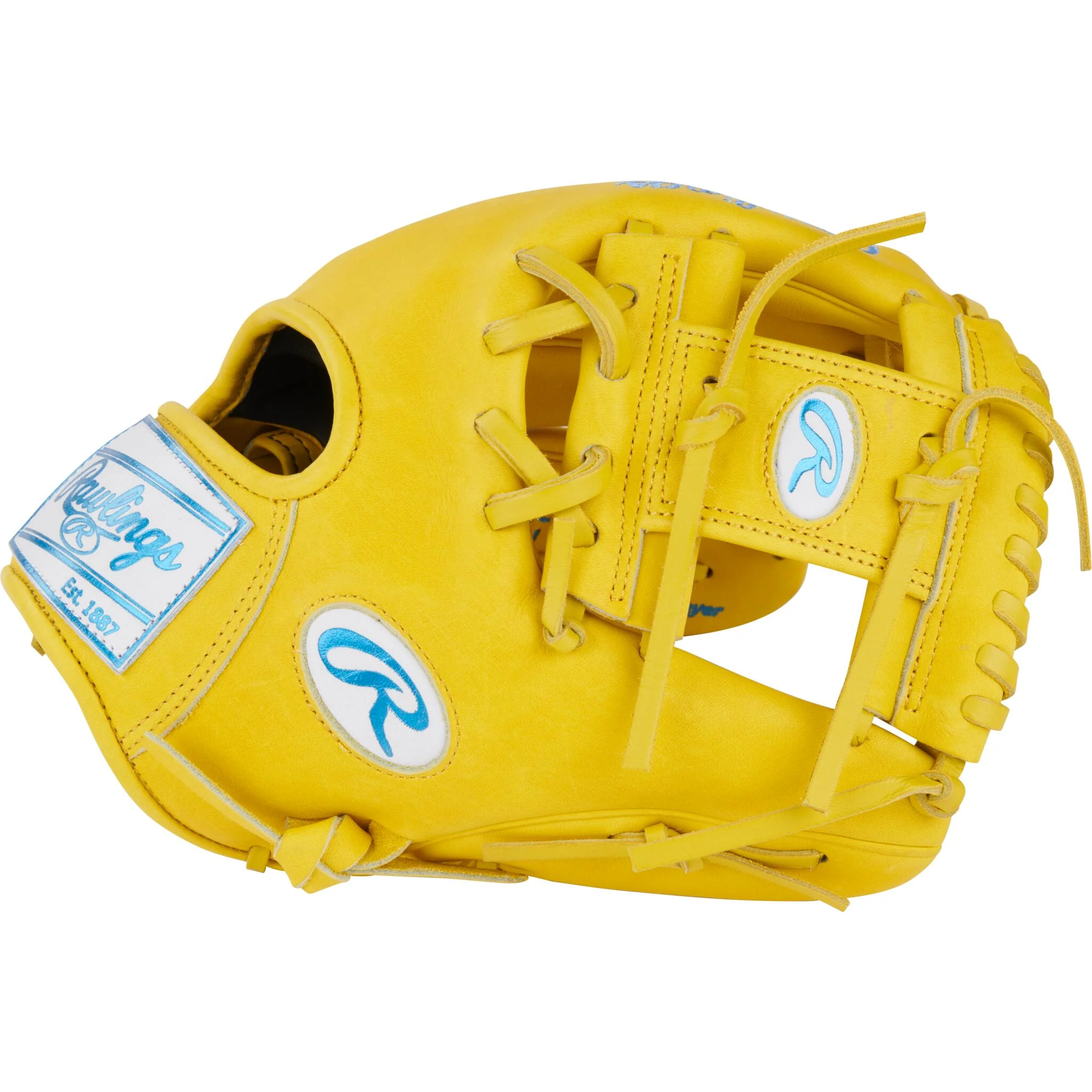 Rawlings Heart of the Hide ColorSync 11.5" Baseball Glove - Yellow (2025) - Image 4
