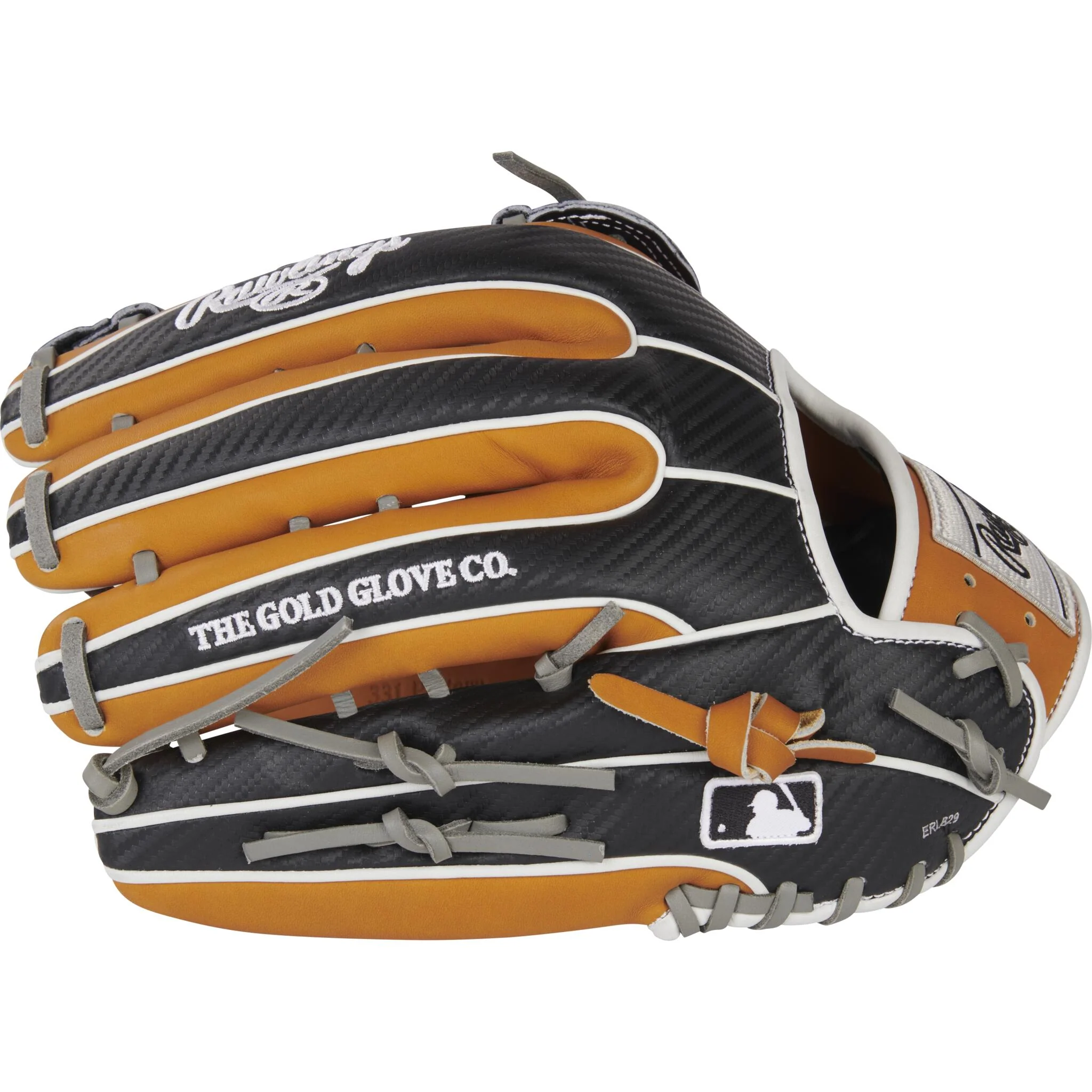 Rawlings Heart Of The Hide Hyper Shell 12.75" Baseball Glove - Black/Tan - Image 4