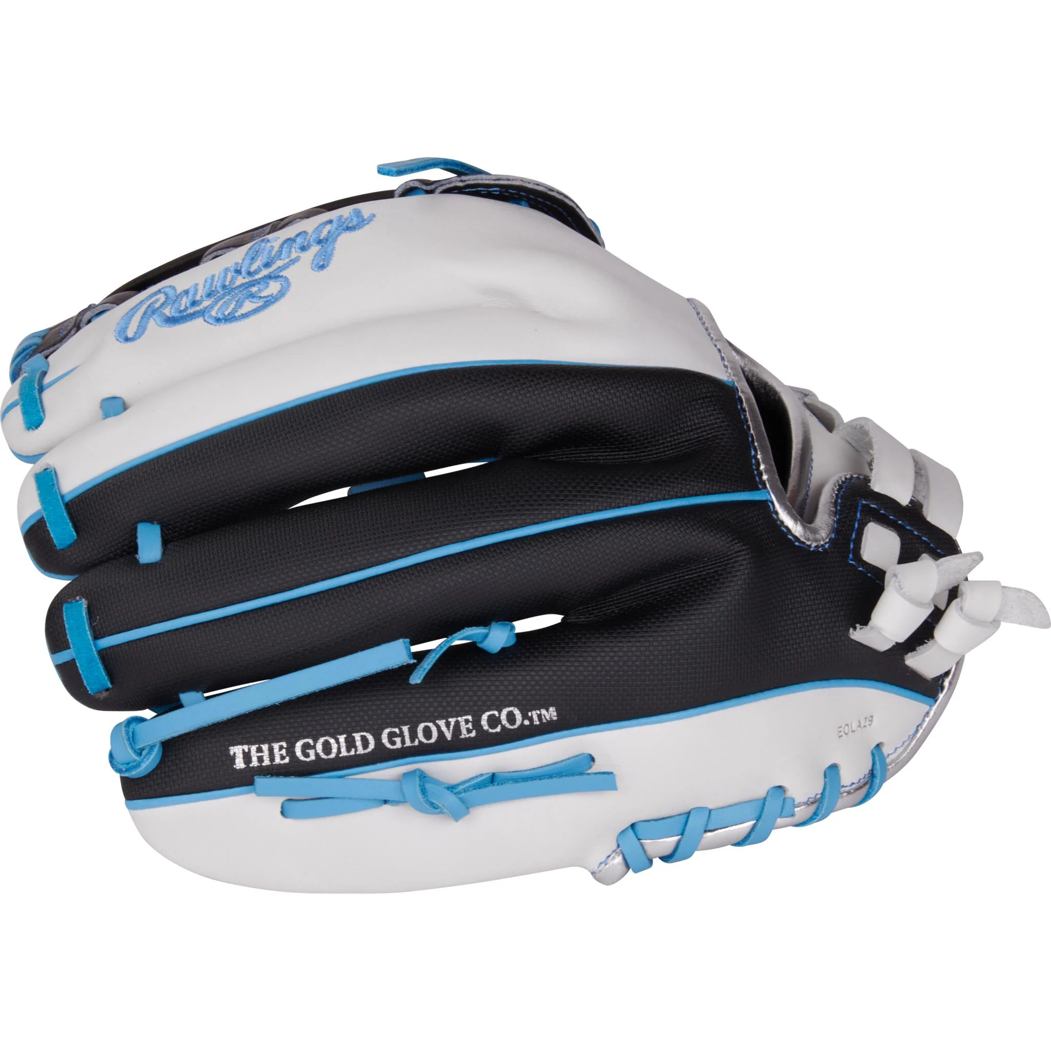 Rawlings Liberty Advanced 12.25" Fastpitch Softball Glove - White/Navy - Right Hand Throw - Image 5