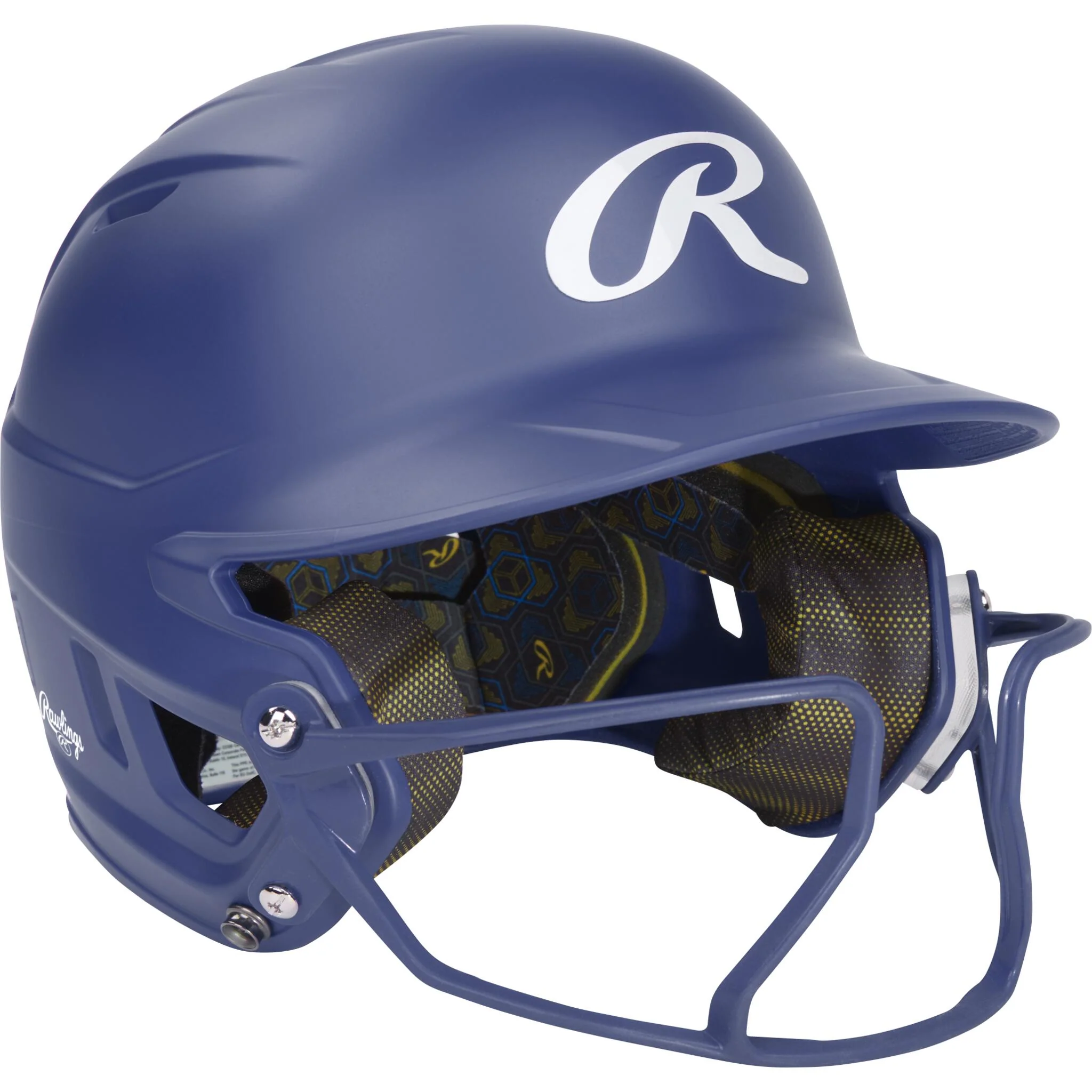 Rawlings Mach Hi-Viz Junior Batting Helmet With Hi-Viz Face Guard - Image 19