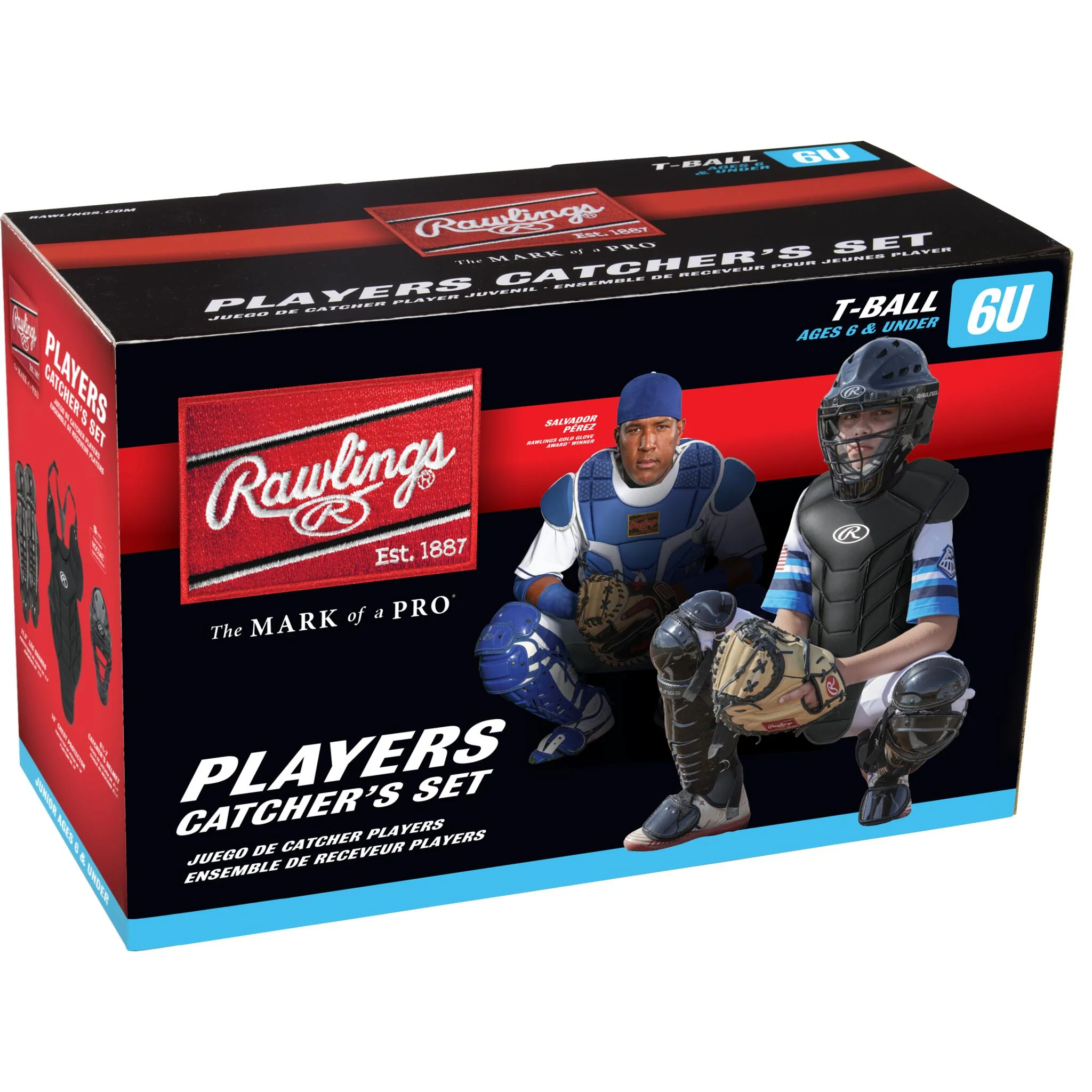 Rawlings Players Series T-Ball Catcher's Box Set