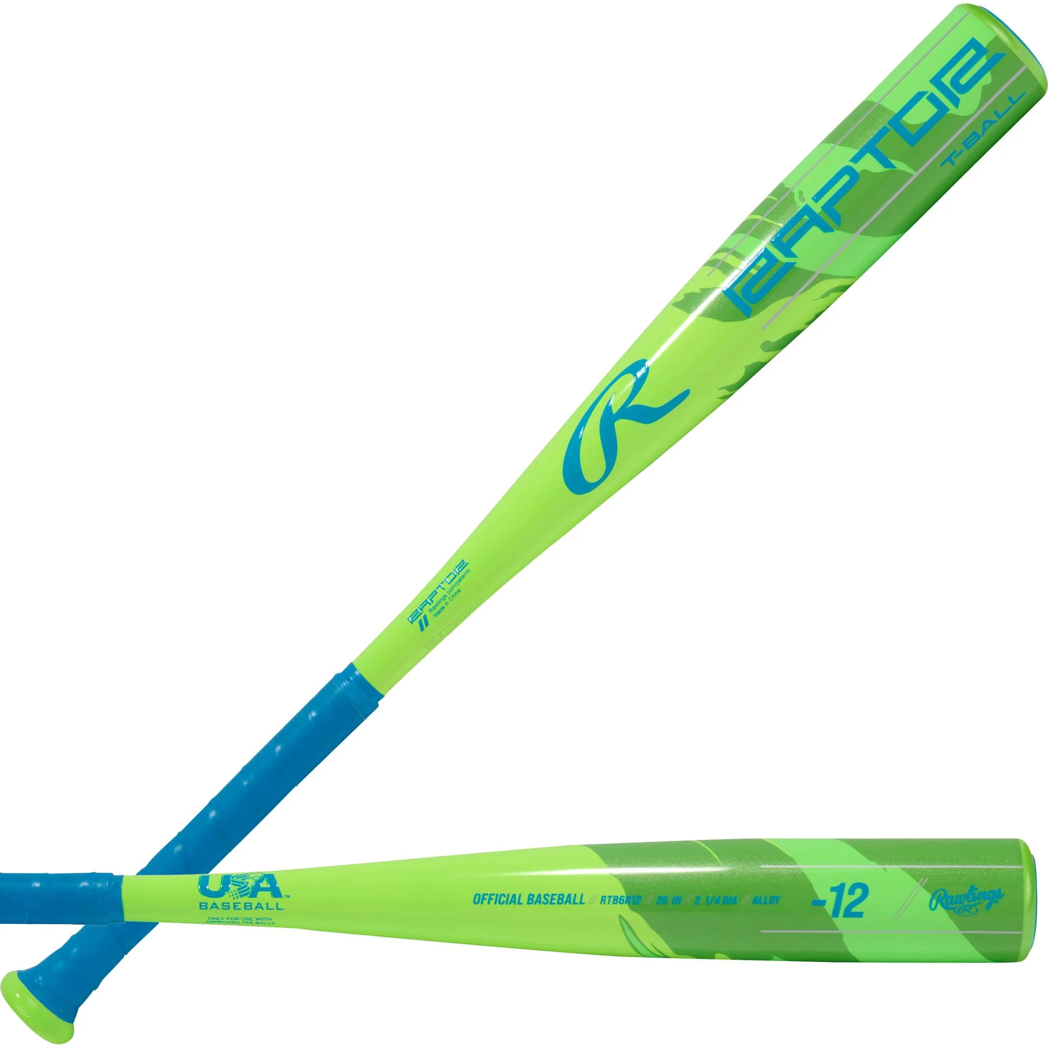 Rawlings Raptor 2 1/4" Barrel (-12) USA T-Ball Bat (2026) - Image 4