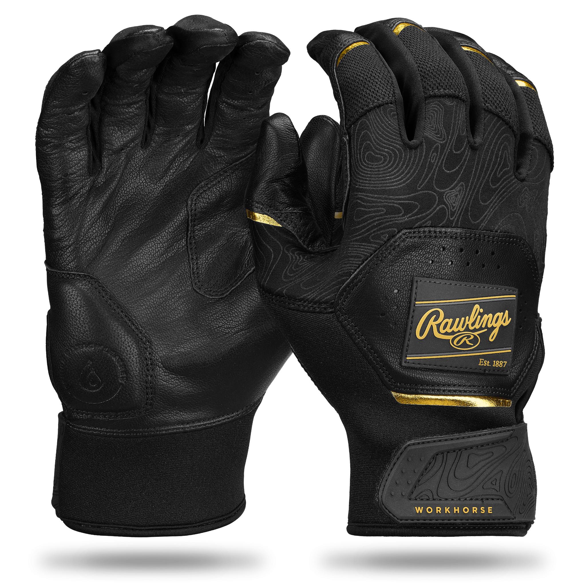 Rawlings Workhorse Youth Baseball Batting Gloves - Image 11