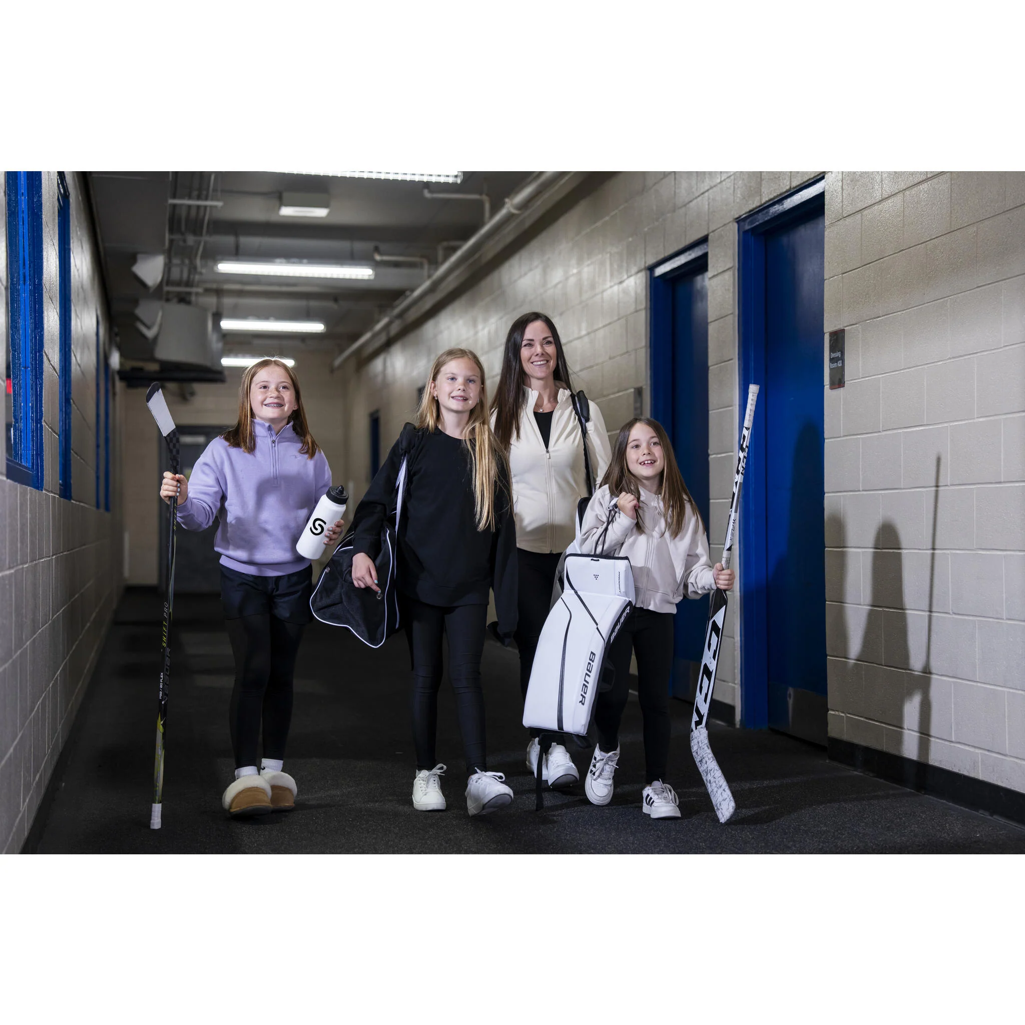 S-Hockey Junior Girls' Fitted Base Layer Top - Image 4