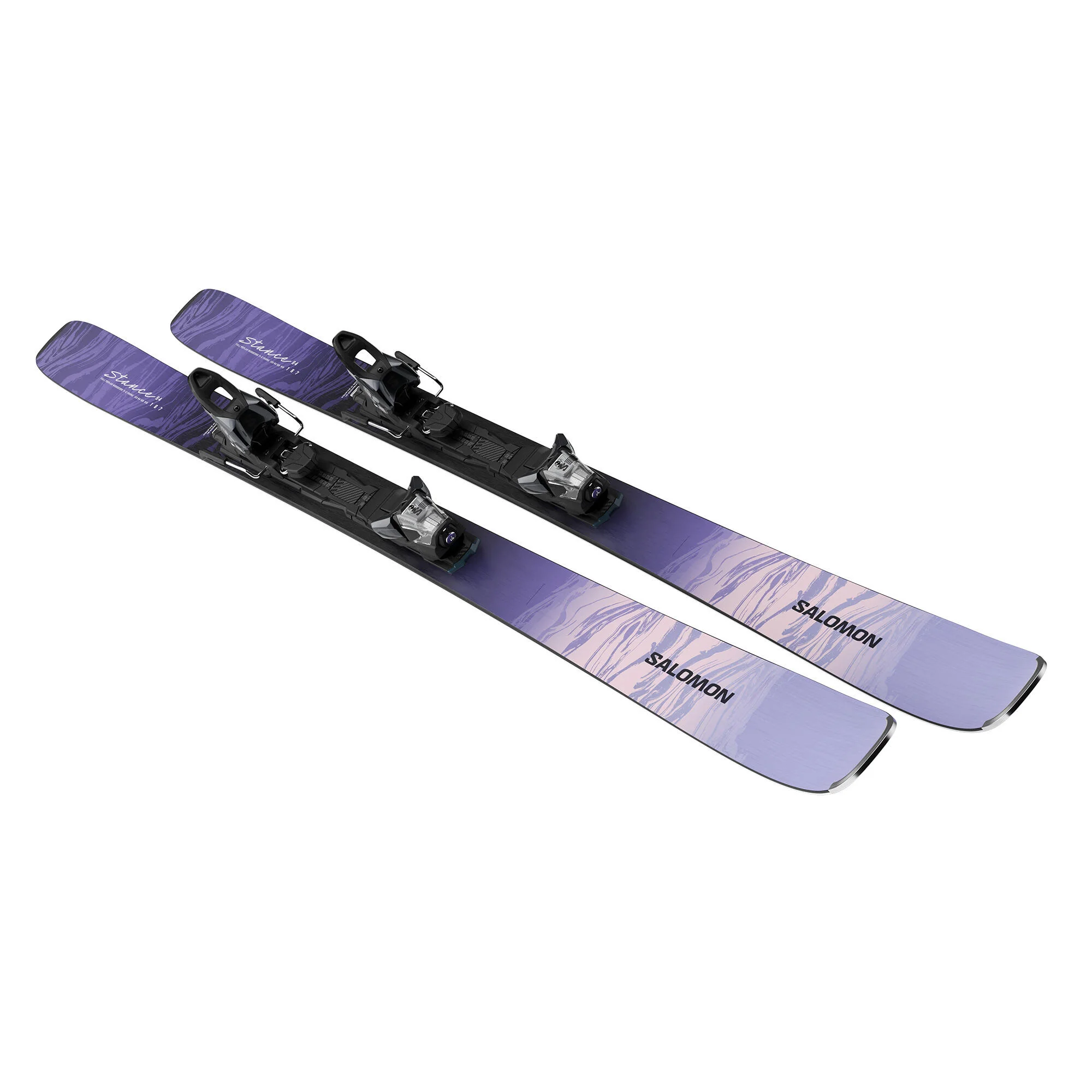Salomon E Stance W 84 + M11 GW L90 Women's Alpine Ski Set - Image 4