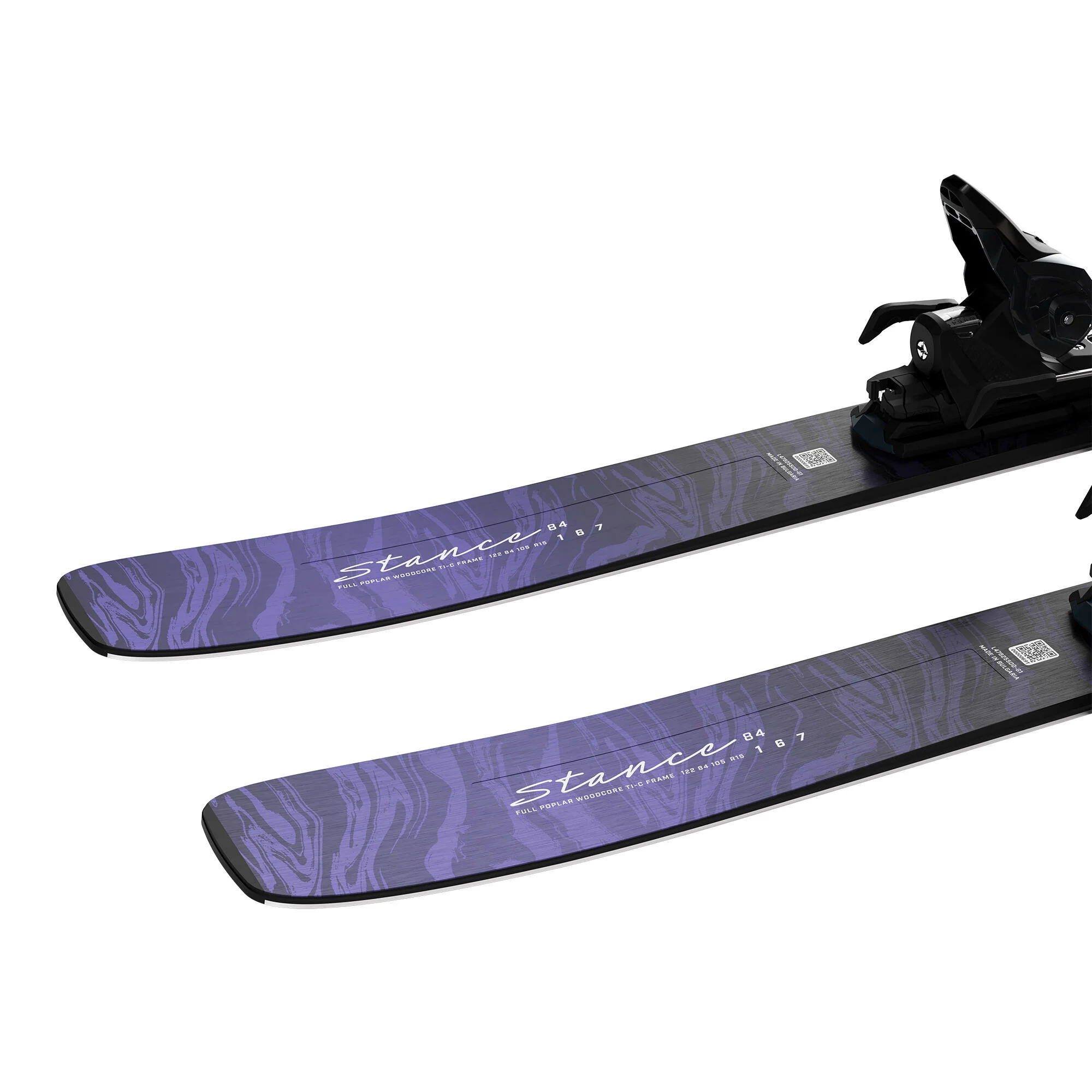 Salomon E Stance W 84 + M11 GW L90 Women's Alpine Ski Set - Image 5