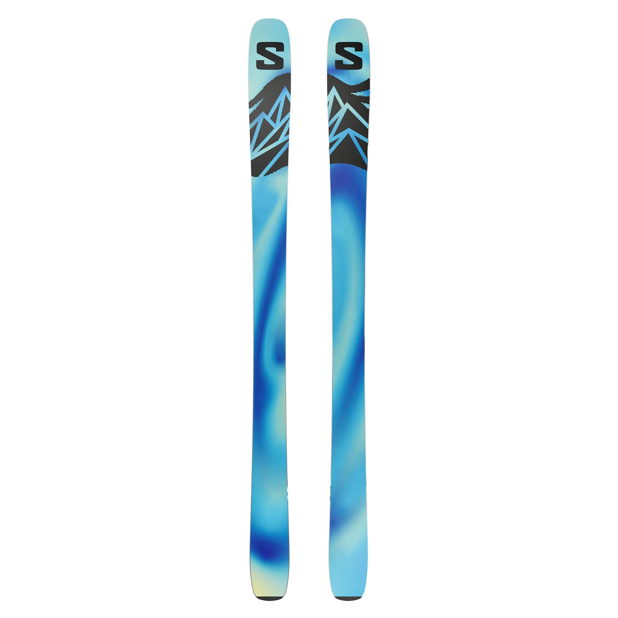 Salomon QST 100 Alpine Skis - Cosmic Sky/Dark Grey - Image 2