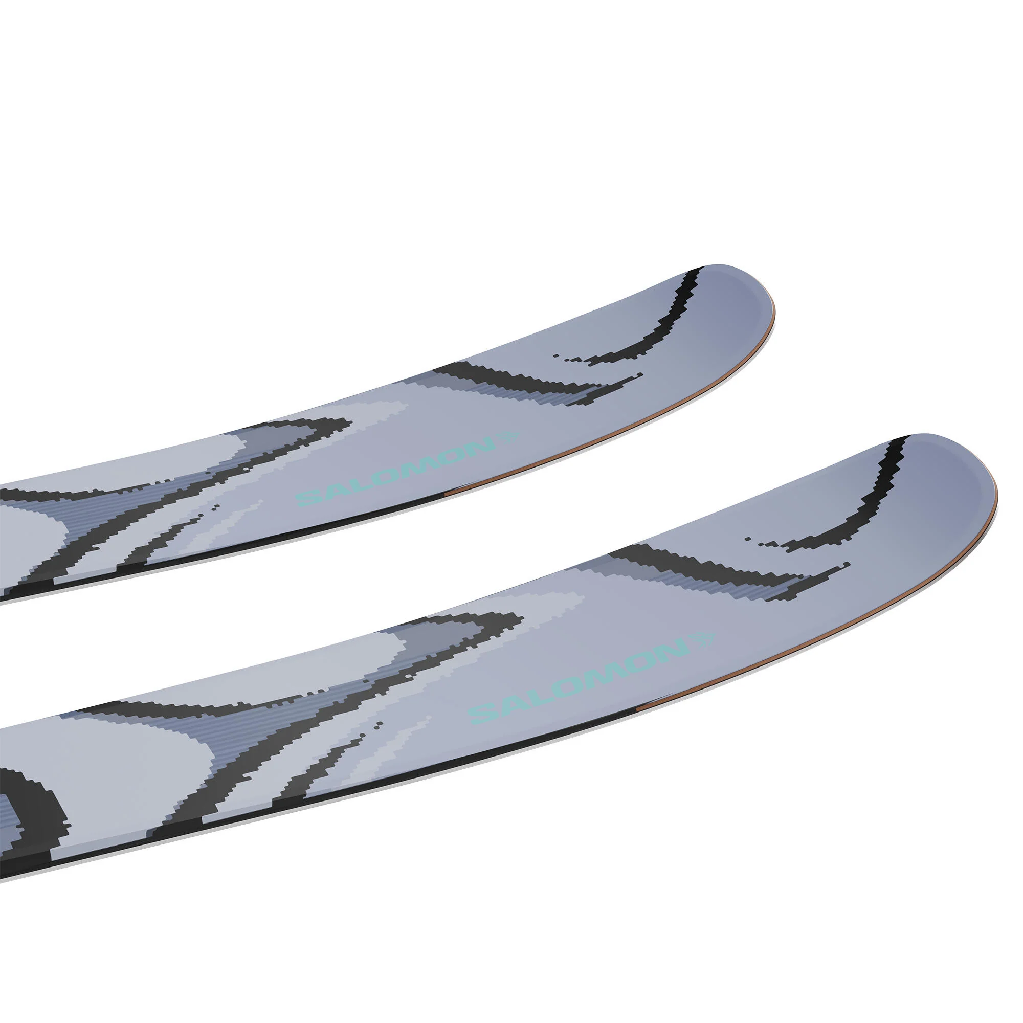Salomon QST 100 Alpine Skis - Cosmic Sky/Dark Grey - Image 6