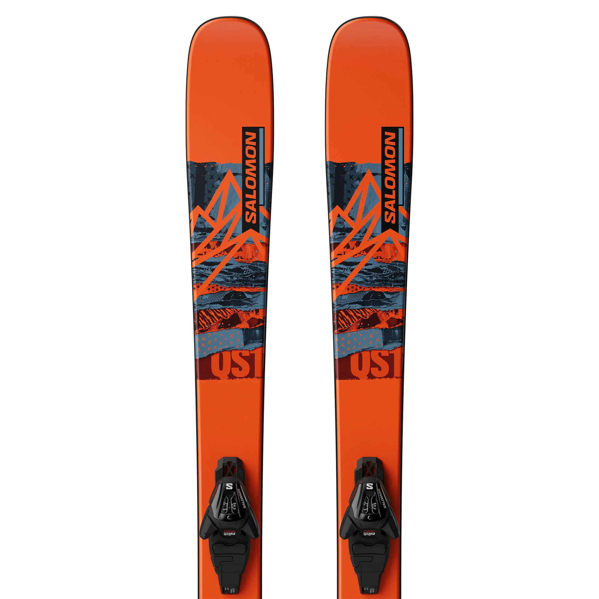 Salomon QST Spark M + L6 Junior Alpine Skis - Image 3