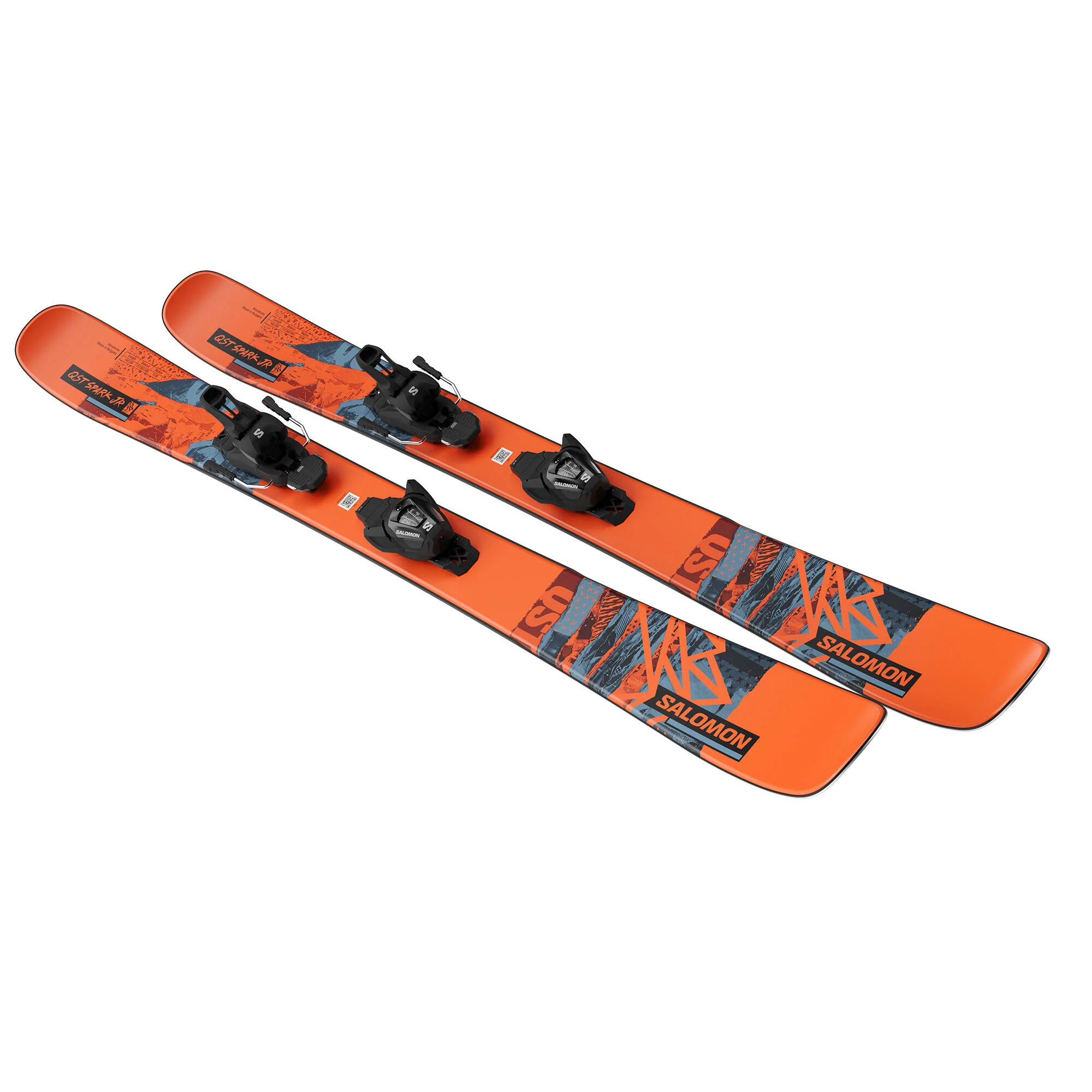 Salomon QST Spark M + L6 Junior Alpine Skis - Image 4