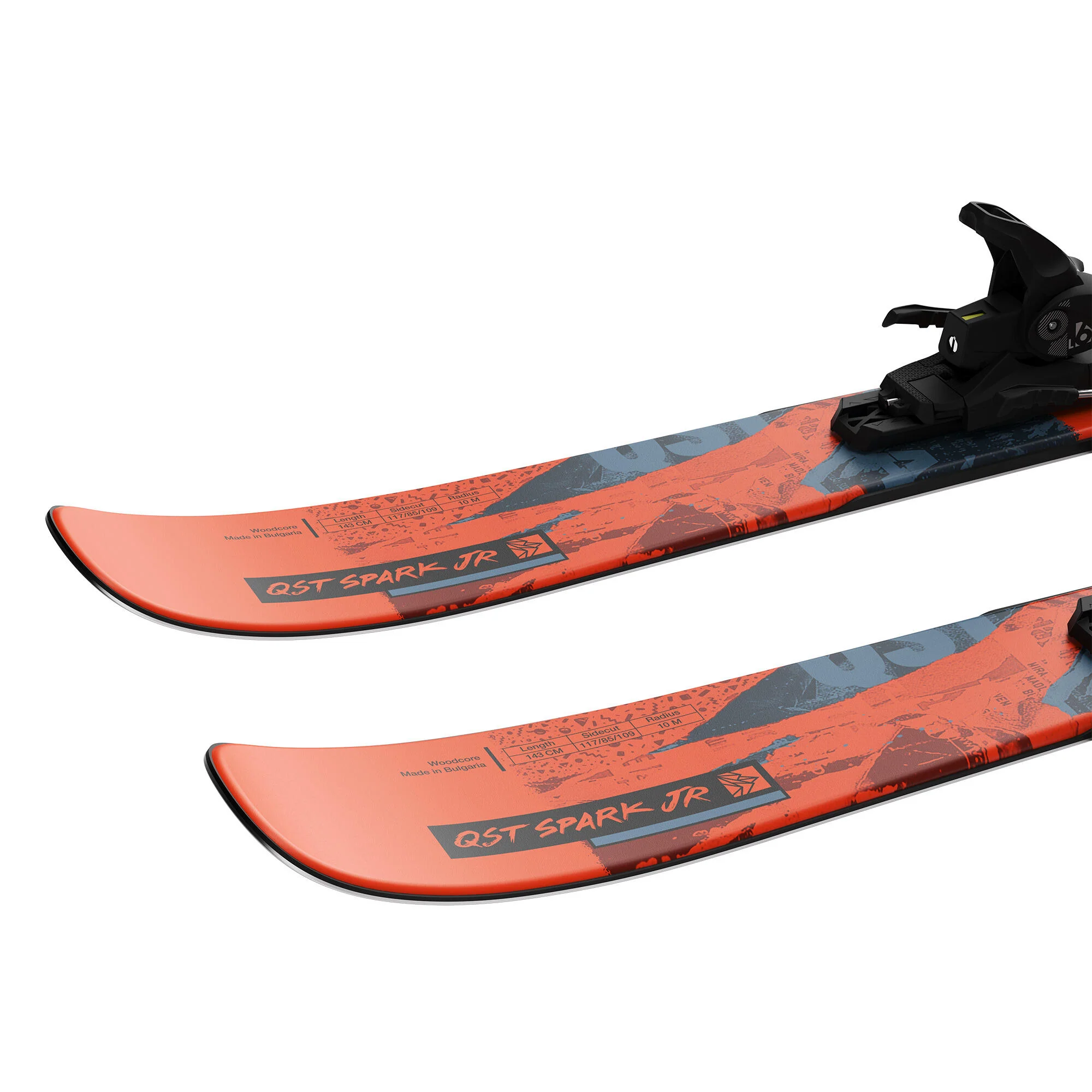 Salomon QST Spark M + L6 Junior Alpine Skis - Image 5