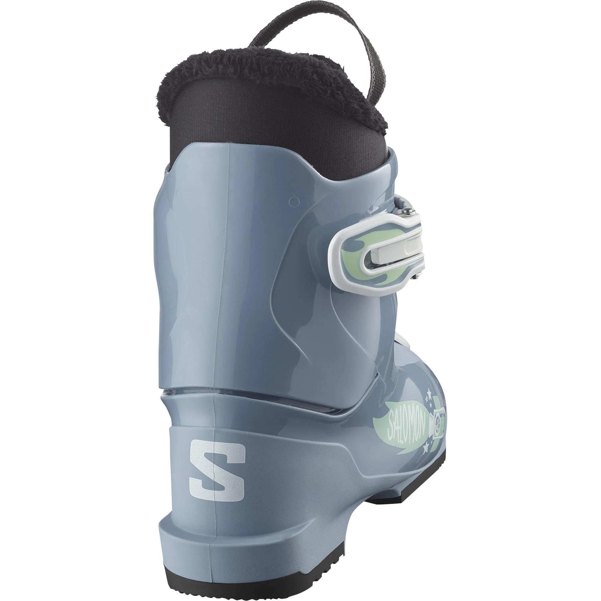 Salomon T1 Junior Ski Boots - Copen Blue - Image 2