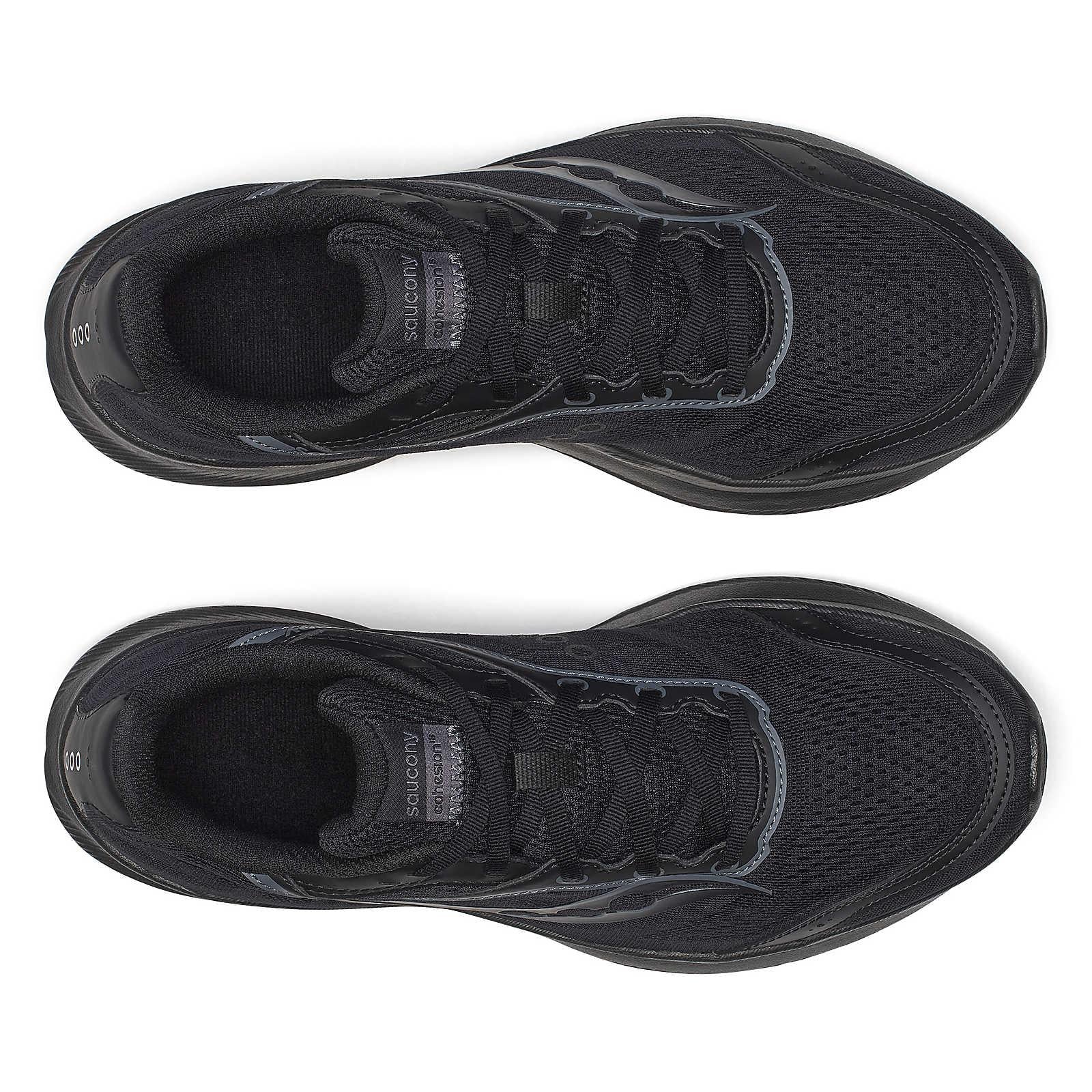Saucony Cohesion 18 Men's Running Shoes - Triple Black - Image 11