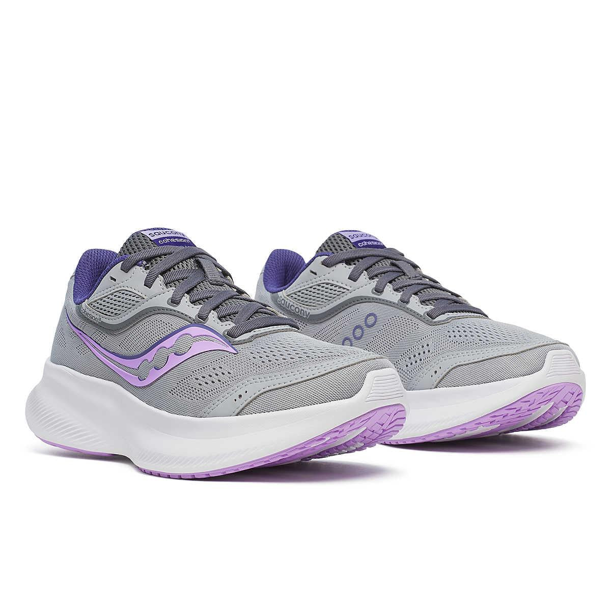 Saucony Cohesion 18 Women's Running Shoes - Fossil/Crocus - Image 2