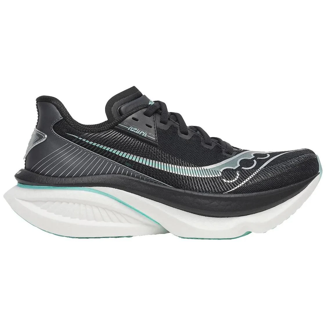 Saucony Endorphin Azura Women's Running Shoes - Black/Aqua