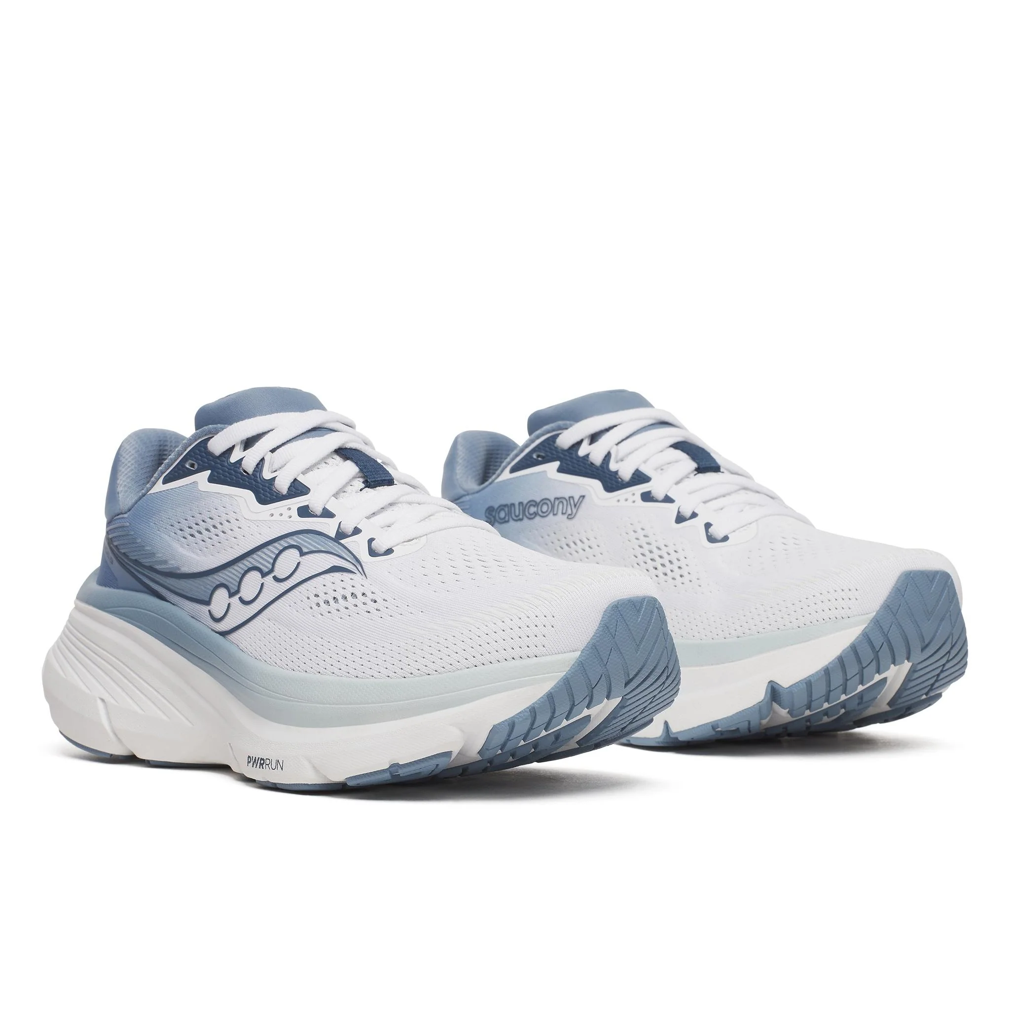 Saucony Guide 19 Women's Running Shoes - White/Storm - Image 2