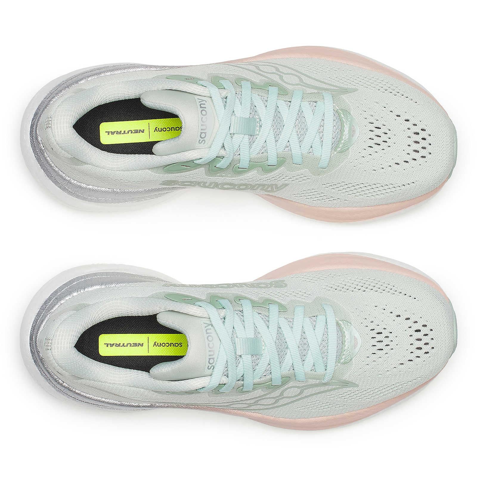 Saucony Ride 19 Women's Running Shoes - Mist/Cameo - Image 5