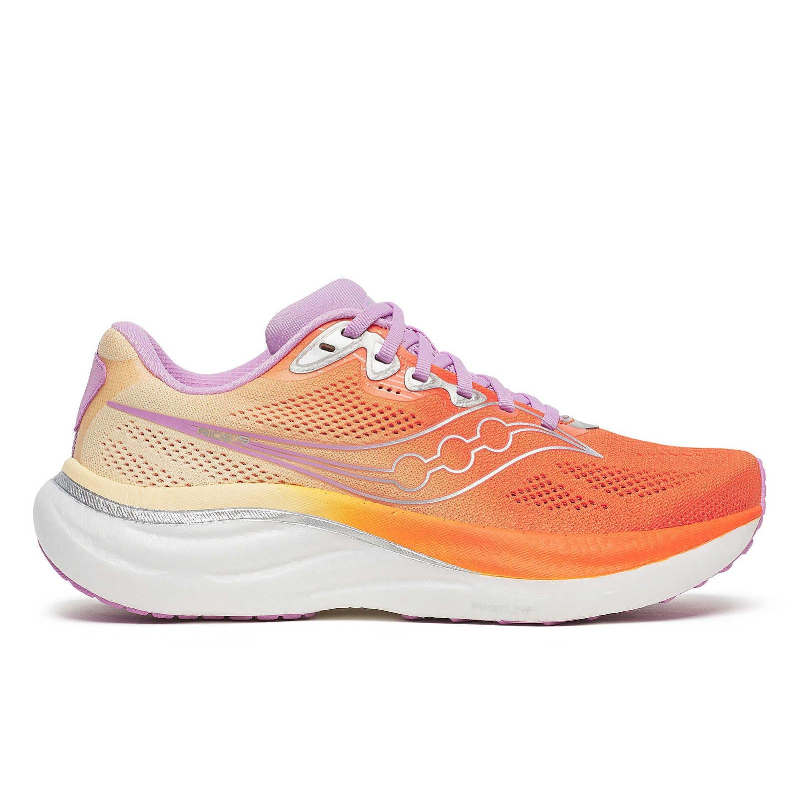 Saucony Ride 19 Women's Running Shoes - White/Silk - Image 7