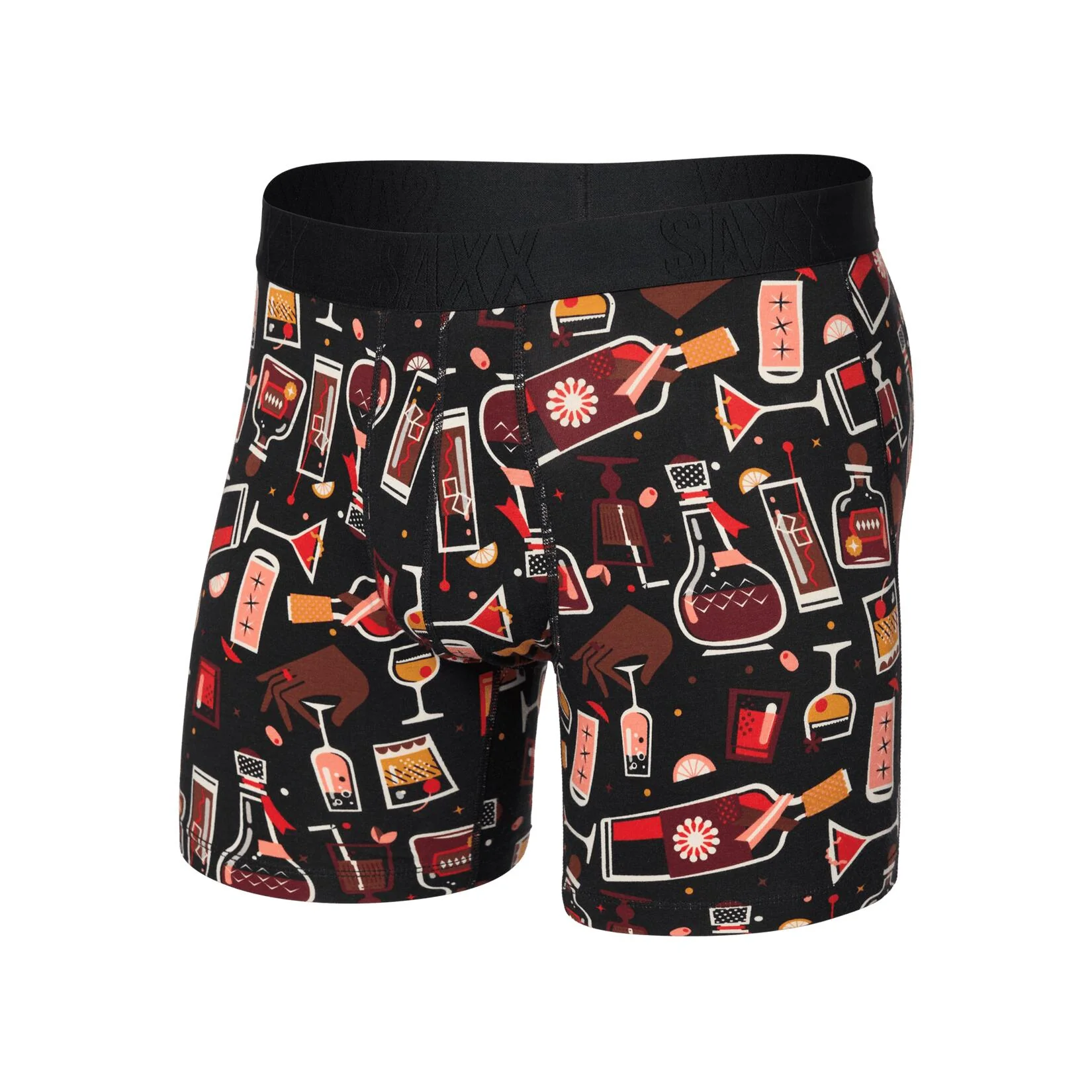 Saxx Droptemp Cooling Cotton Boxer Brief - Have A Ball/Maritime - Image 7