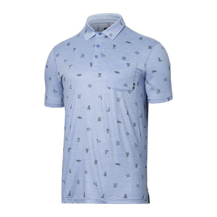 SAXX Droptemp Printed All Day Polo
