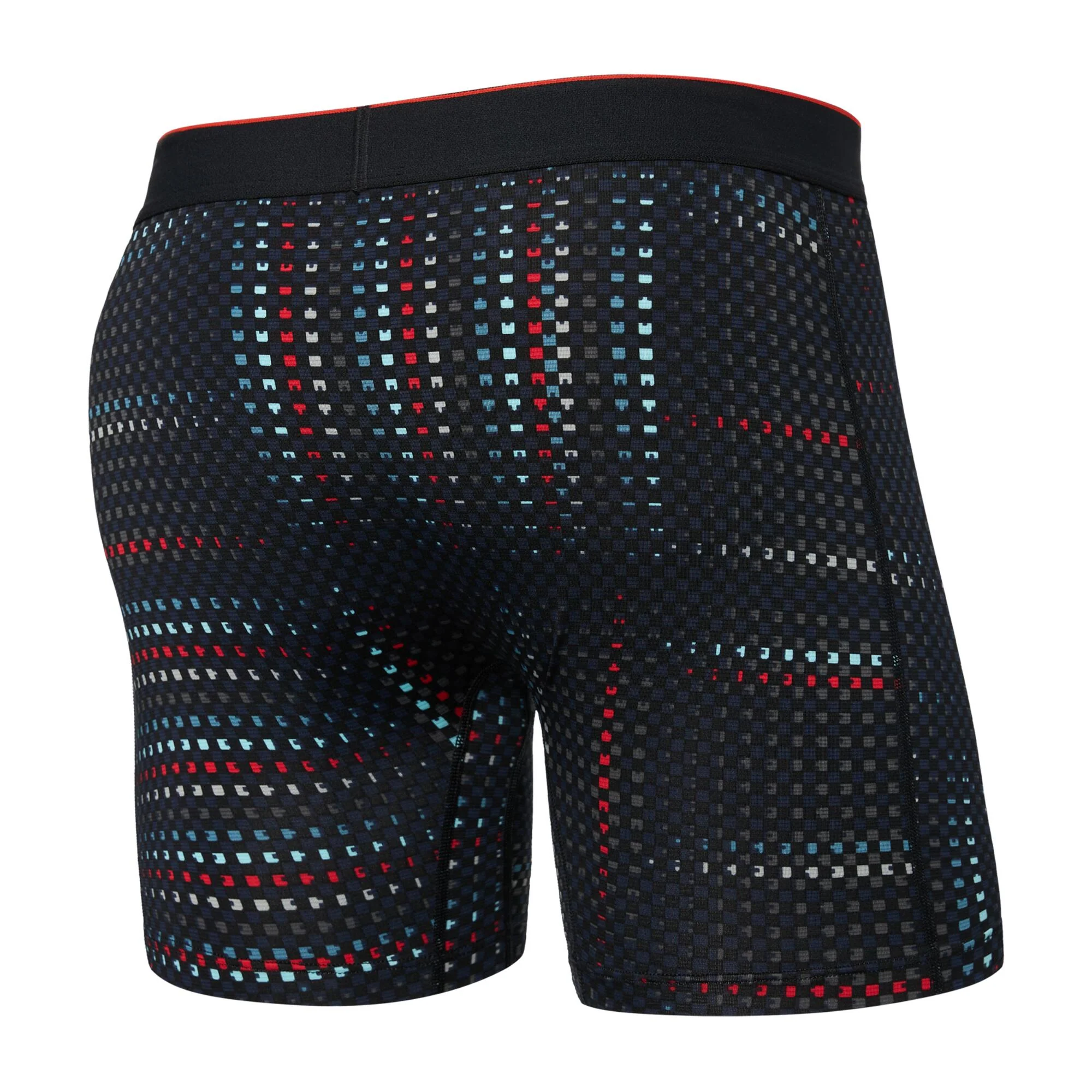Saxx Multi-Sport Mesh Boxer Brief - Optic Grid/Black - Image 2