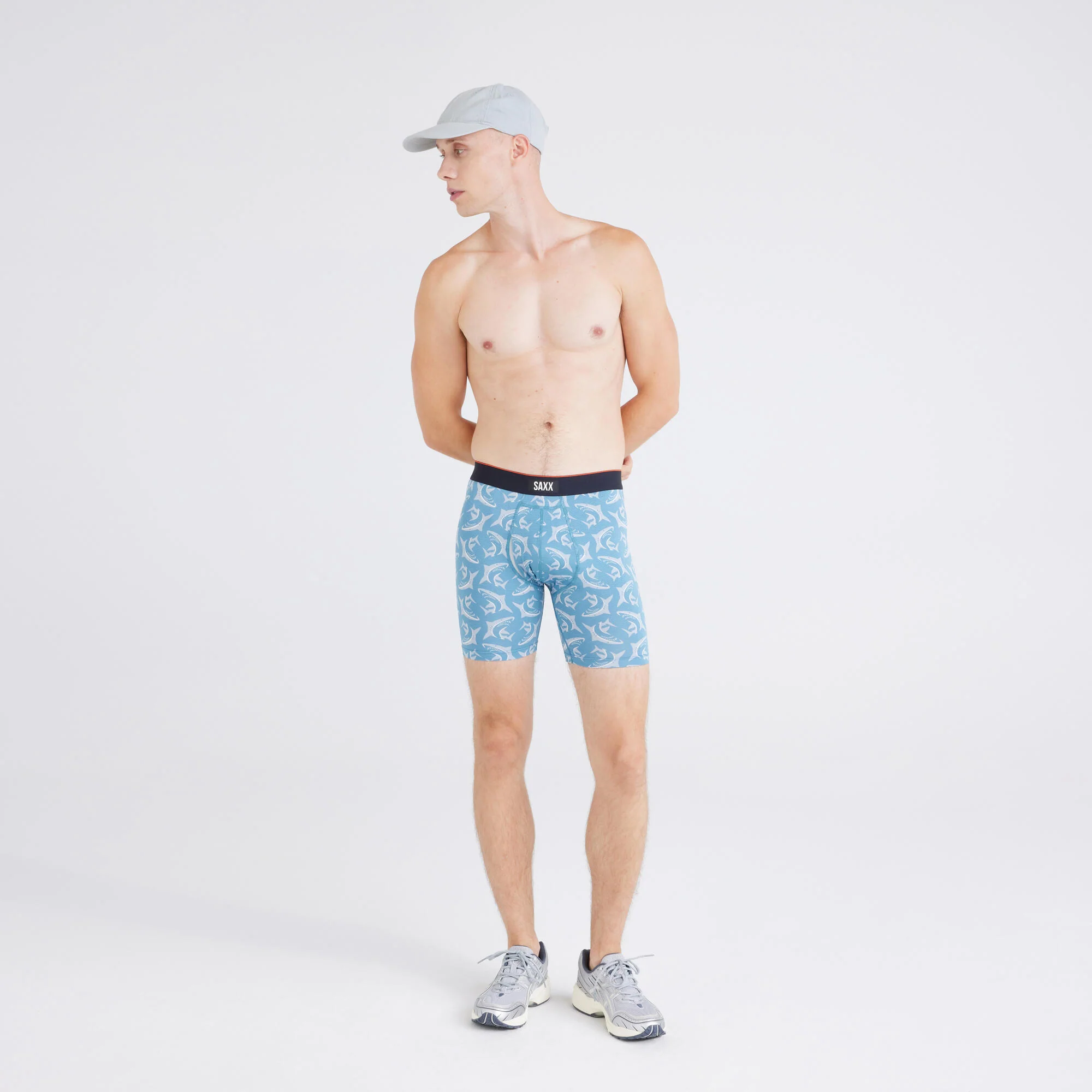 Saxx Multi-Sport Mesh Boxer Brief - Swimpress/Hydro Blue - Image 3