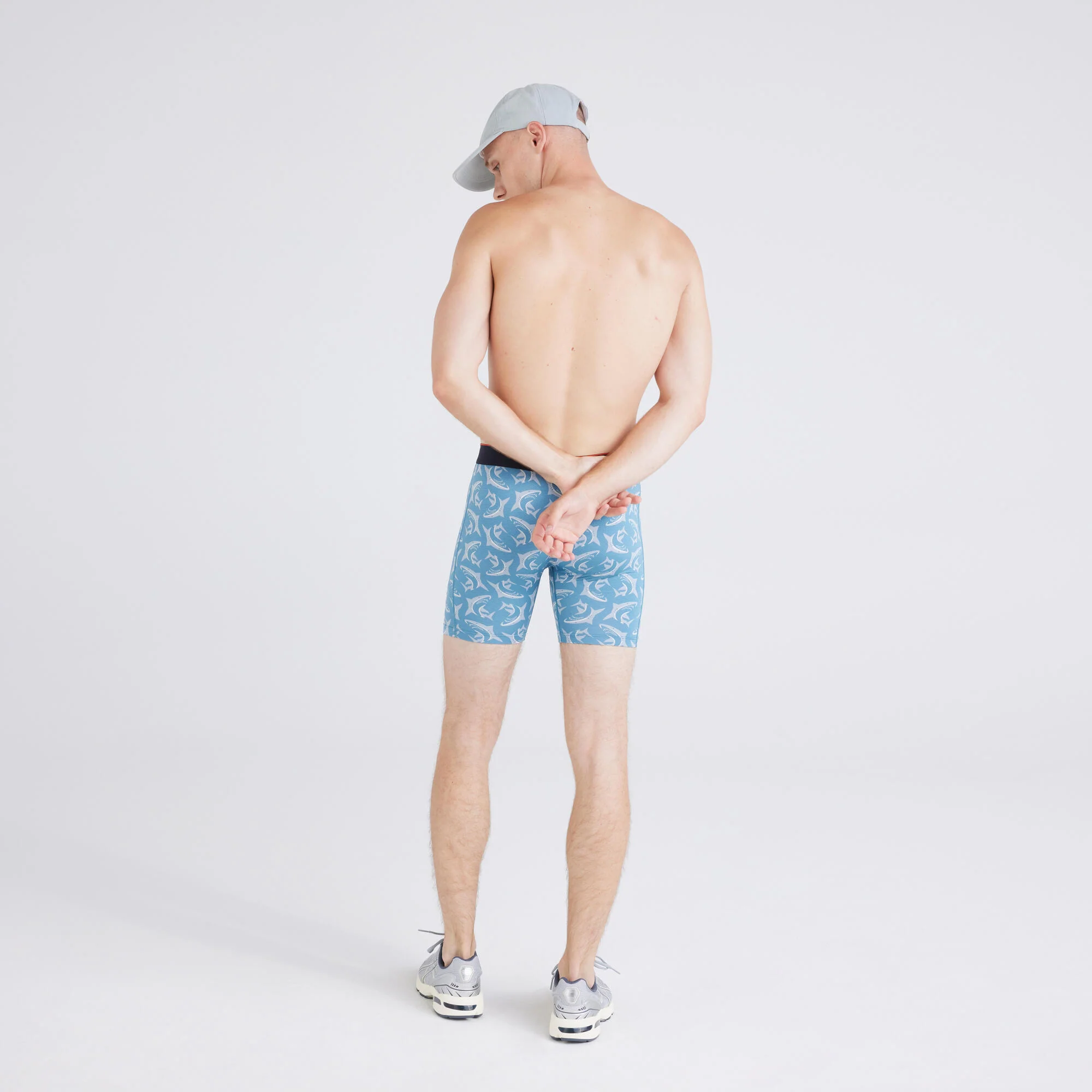 Saxx Multi-Sport Mesh Boxer Brief - Swimpress/Hydro Blue - Image 4
