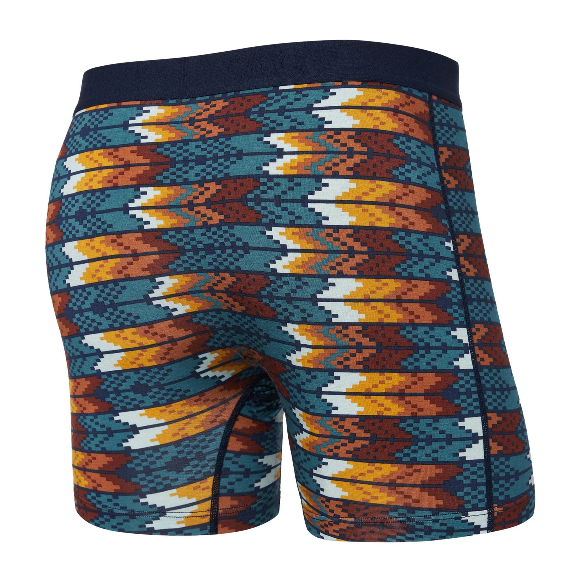 Saxx Vibe Xtra Super Soft Boxer Brief - Arrowhead/Storm Blue - Image 2
