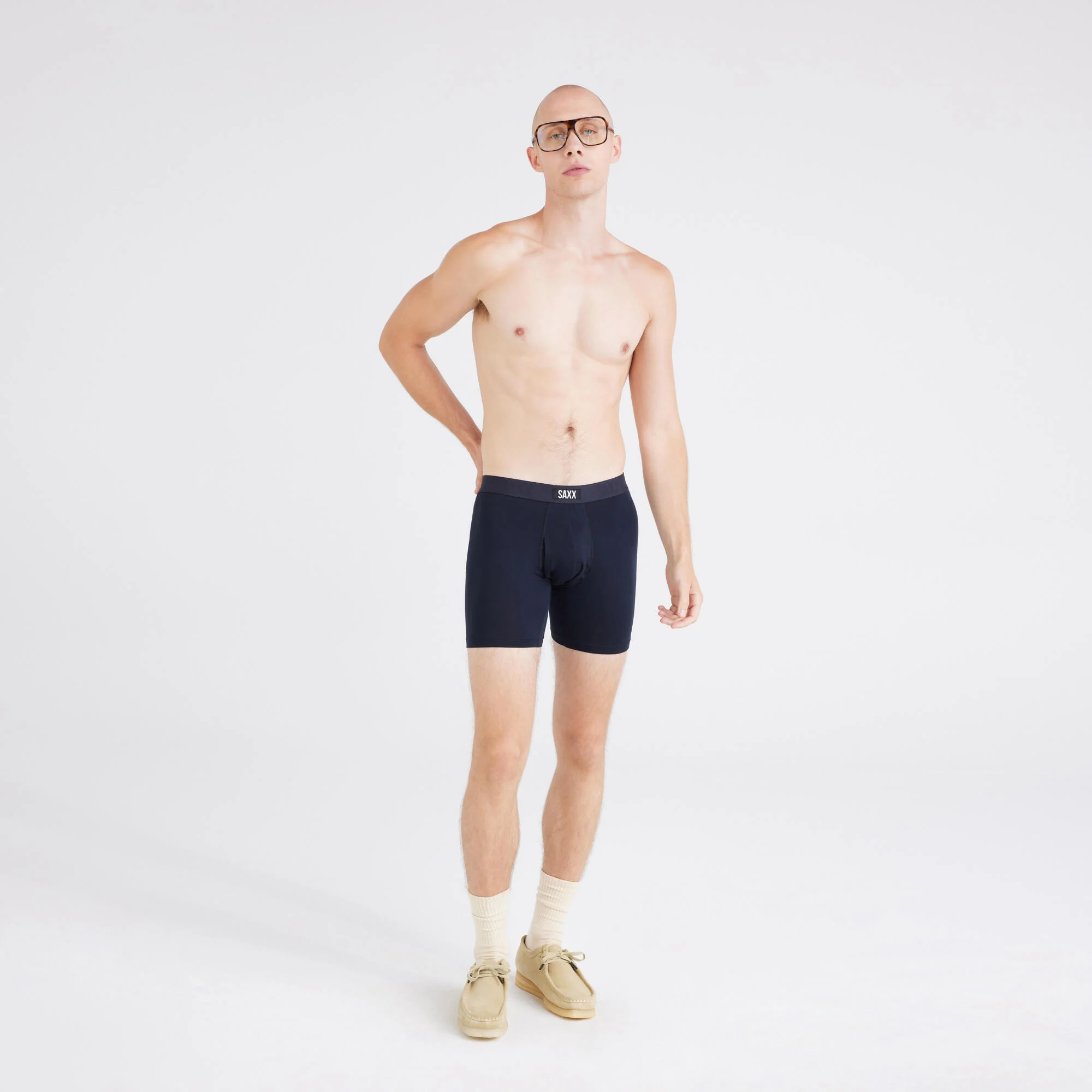 Saxx Vibe Xtra Super Soft Boxer Brief - Black - Image 3