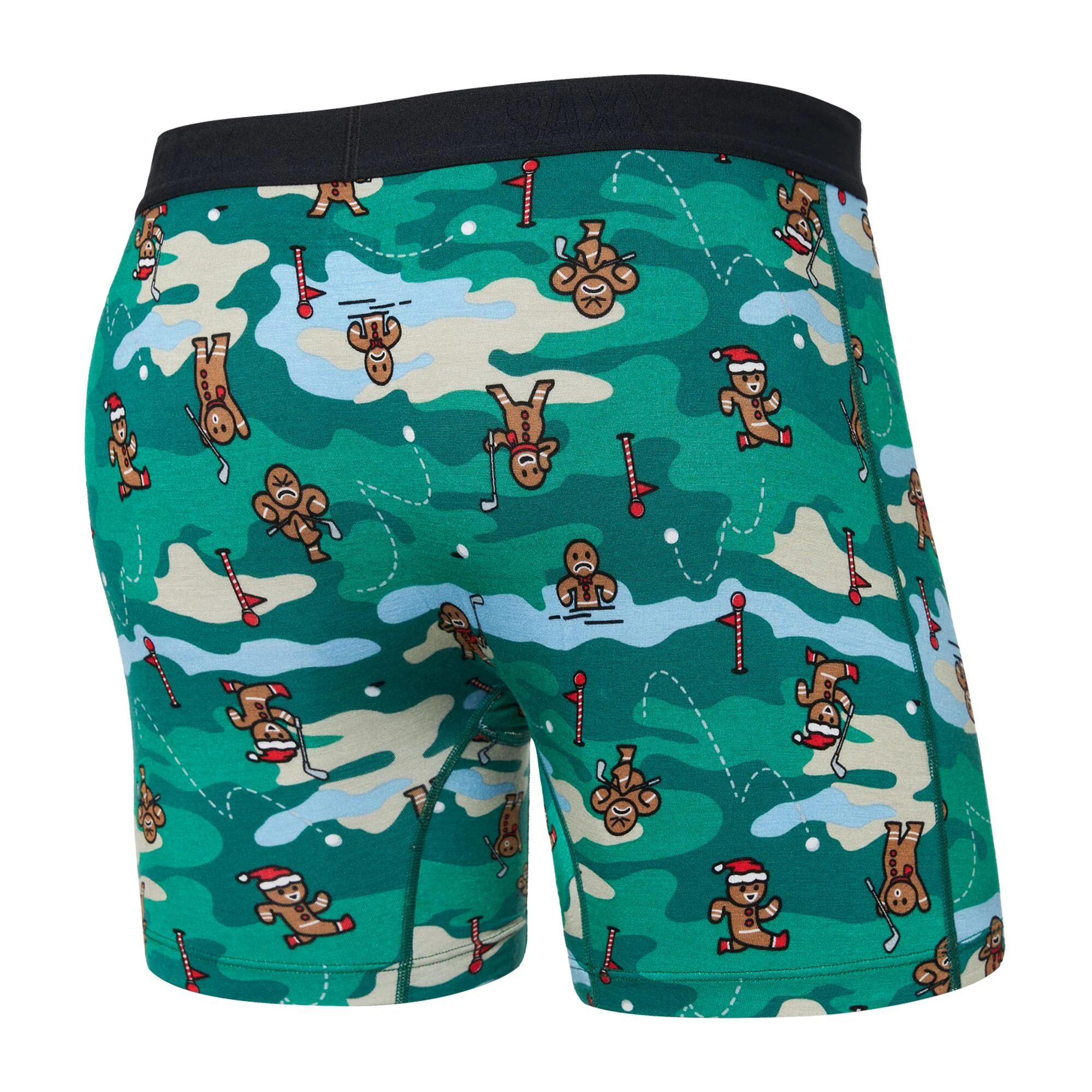 Saxx Vibe Xtra Super Soft Boxer Brief - Holiday Par/Tee - Image 2