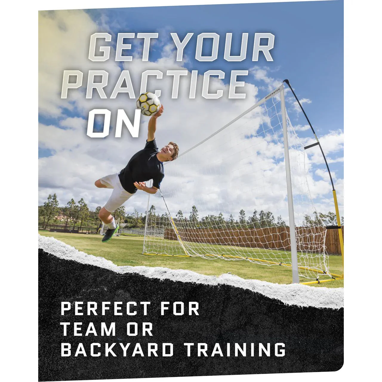 SKLZ Quickster Soccer Goal - 12' X 6' - Image 5