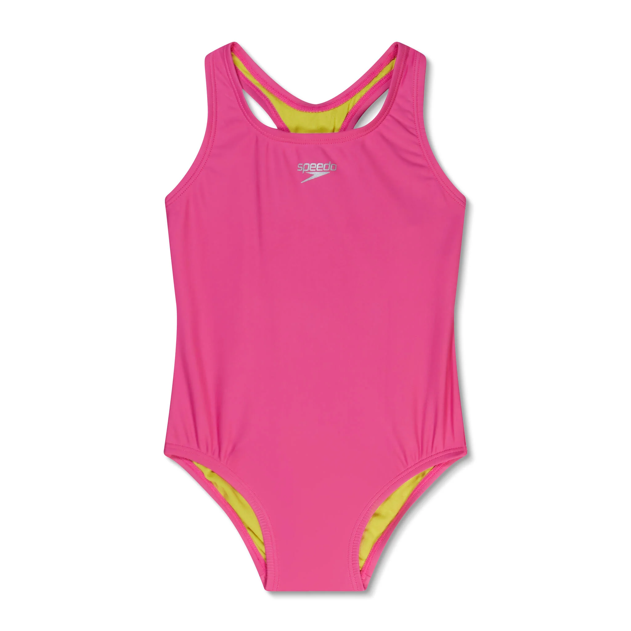 Speedo Solid Racerback Girls' One Piece Swimsuit - Image 3