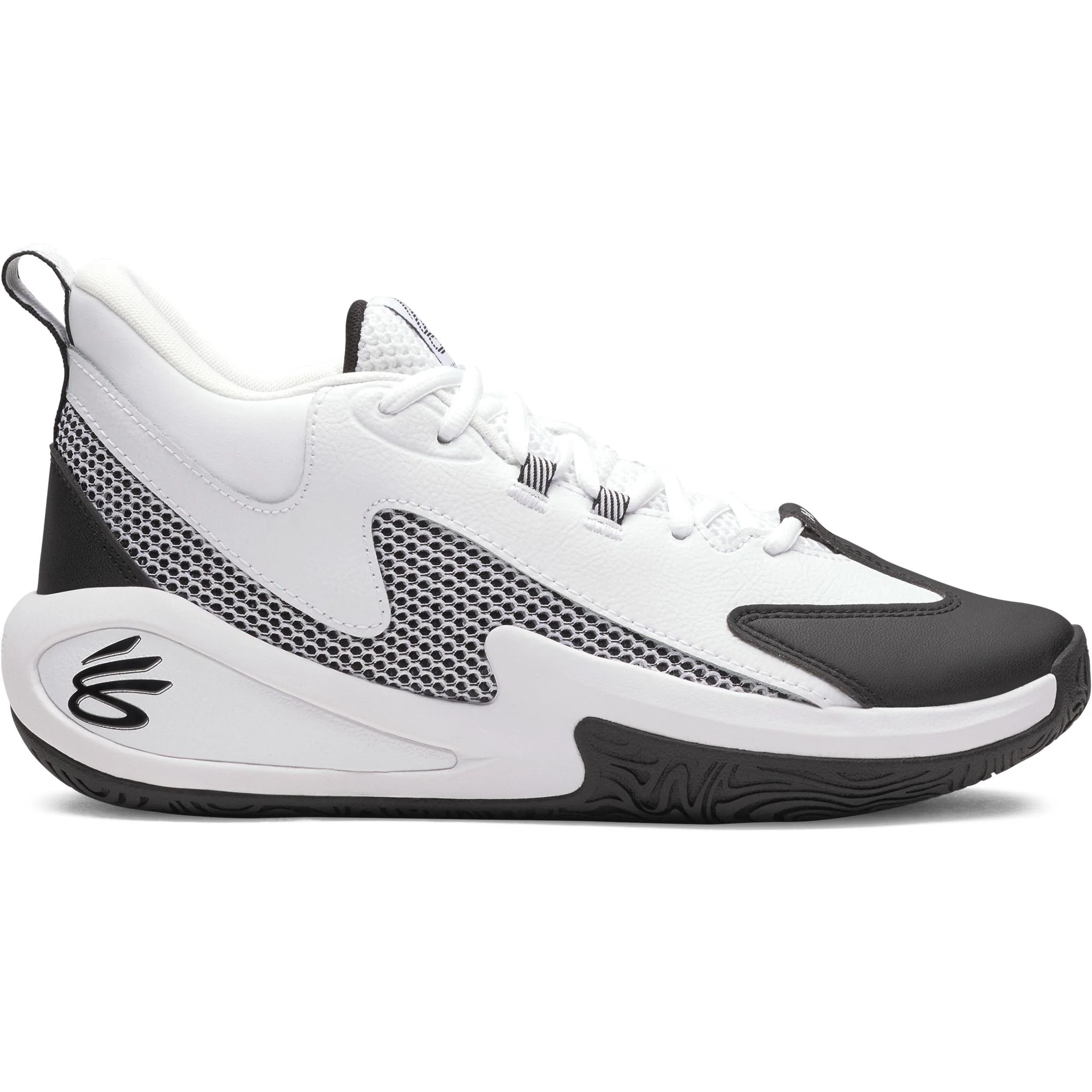 Under Armour Curry 3Z 25 Basketball Shoes - White/Black