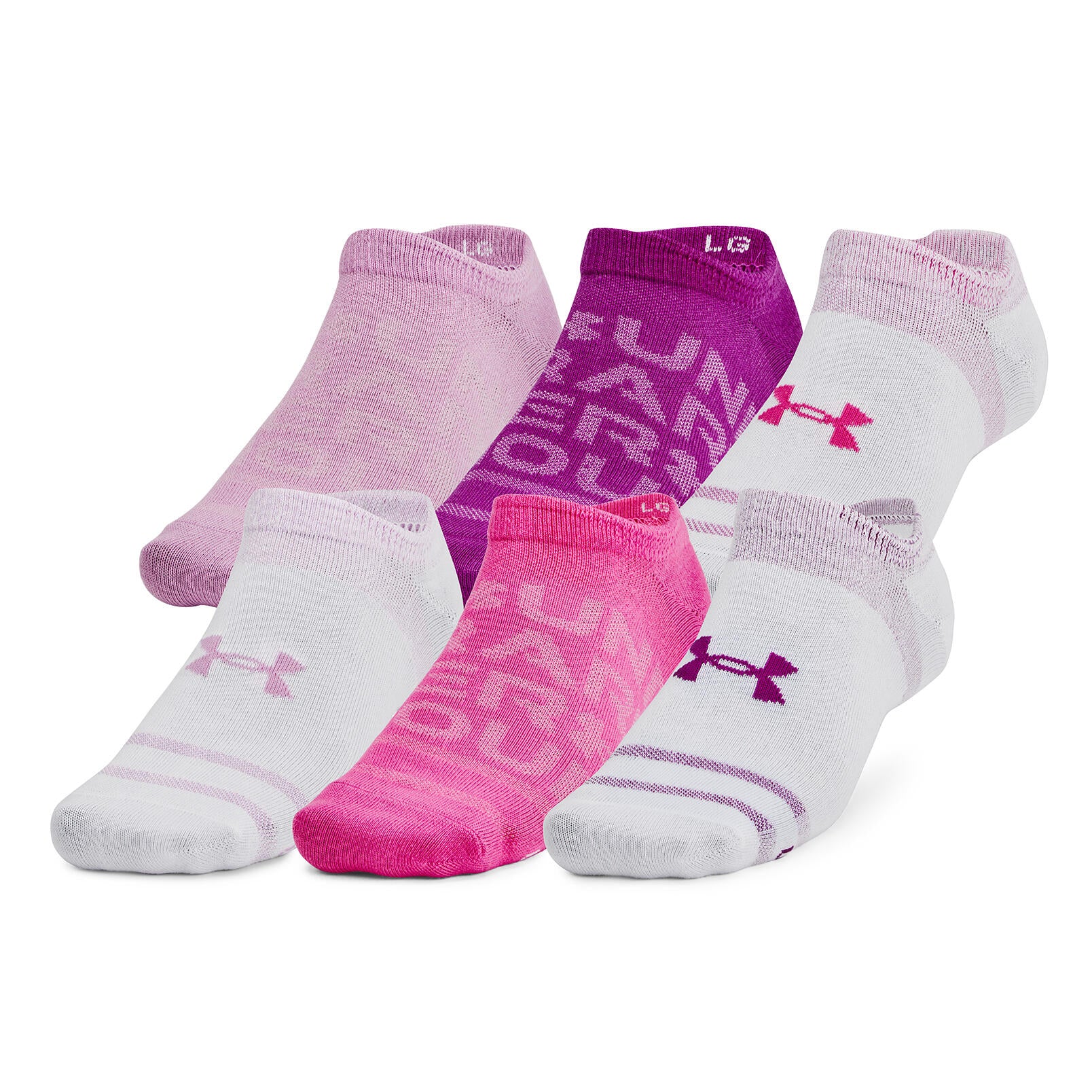 Under Armour Essential No Show Women's Socks - 6 Pack - Image 11