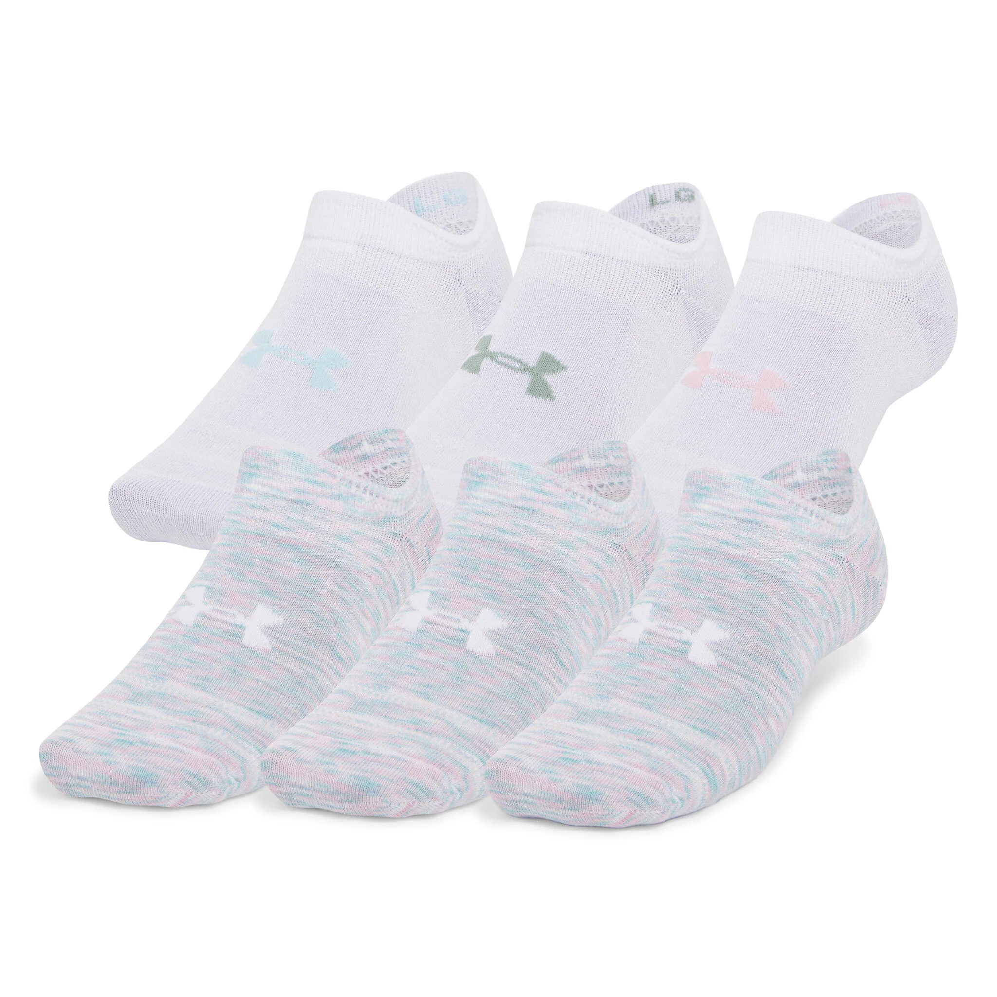 Under Armour Essential No Show Women's Socks - 6 Pack - Image 4